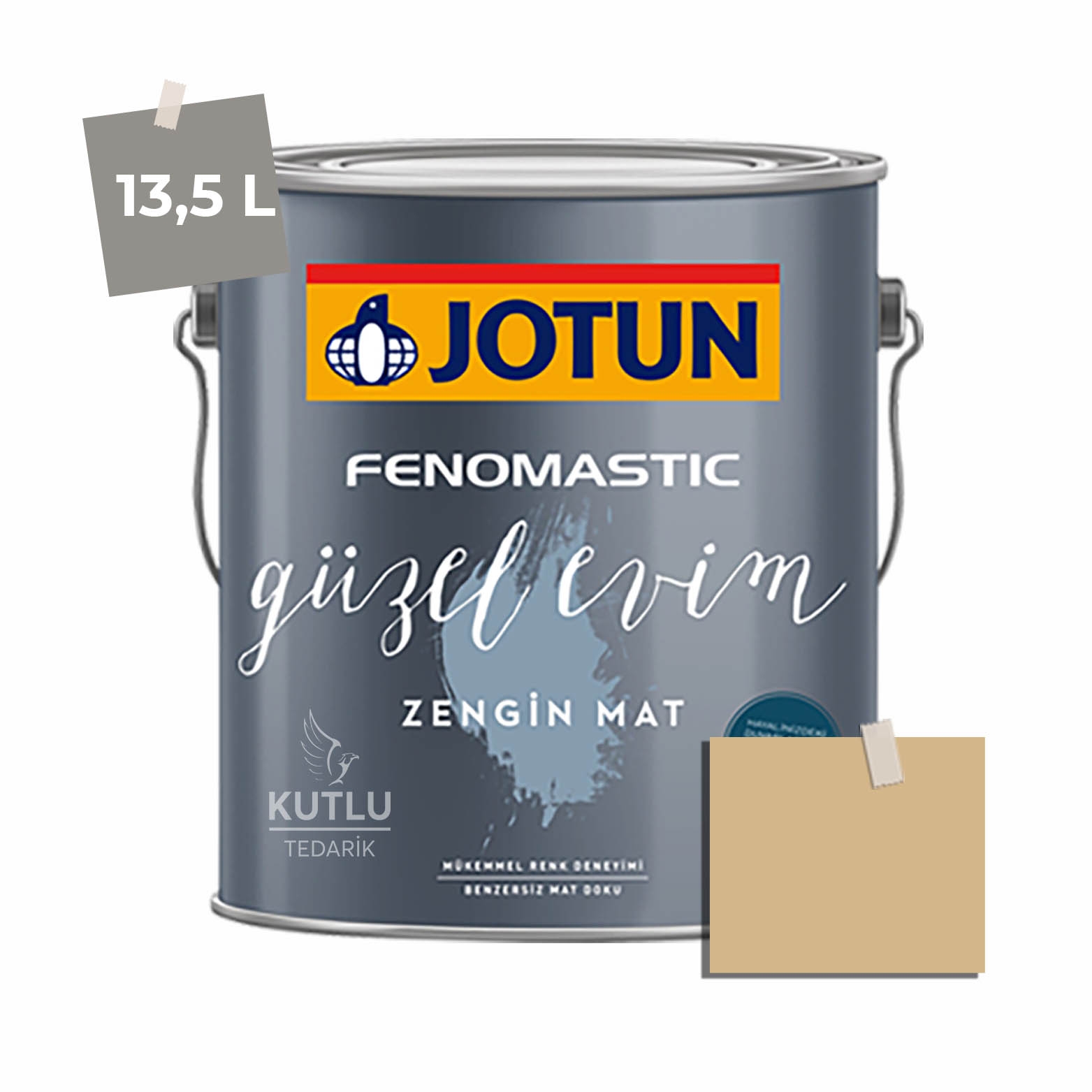 Jotun Fenomastic Güzel Evim Zengin Mat Yeni 13,5 Lt 1392 Antique Yellow Gul Antıkk Ncs S2020-Y20R