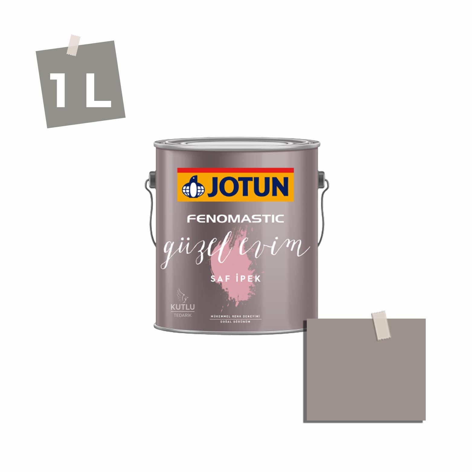 Jotun Fenomastic Güzel Evim Saf İpek 1 Lt 1352 Tender Grey Form Ncs 4605 Y10r Kutlu Tedarik 0069