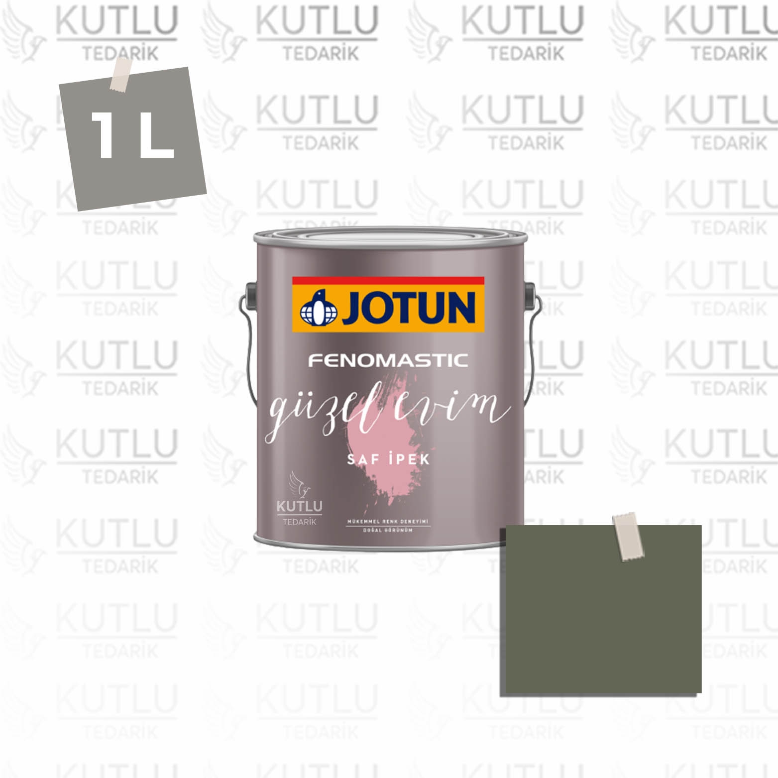 Jotun Fenomastic Güzel Evim Saf İpek 1 Lt 8494 Organic Green Ncs 6711-G52Y