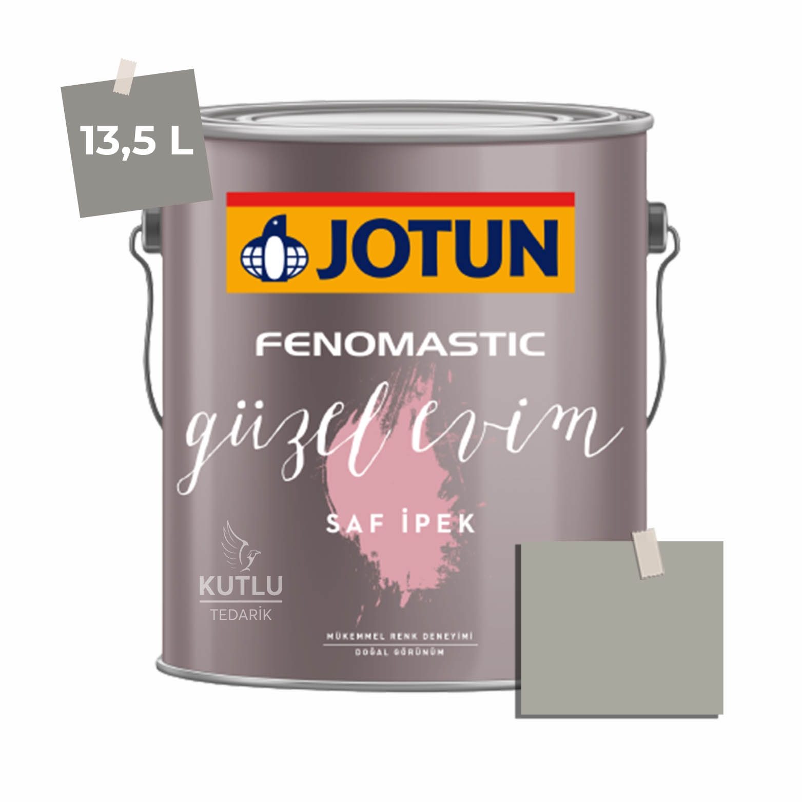 Jotun Fenomastic Güzel Evim Saf İpek 13,5 Lt 1032 Iron Grey Gra Harmoni Ncs S3502-Y