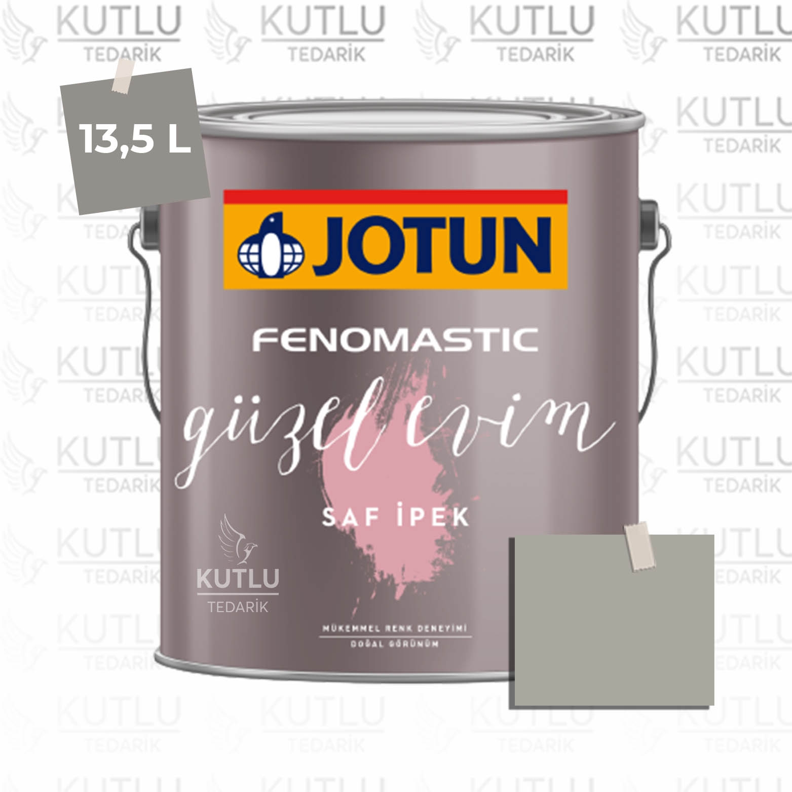 Jotun Fenomastic Güzel Evim Saf İpek 13,5 Lt 1032 Iron Grey Gra Harmoni Ncs S3502-Y