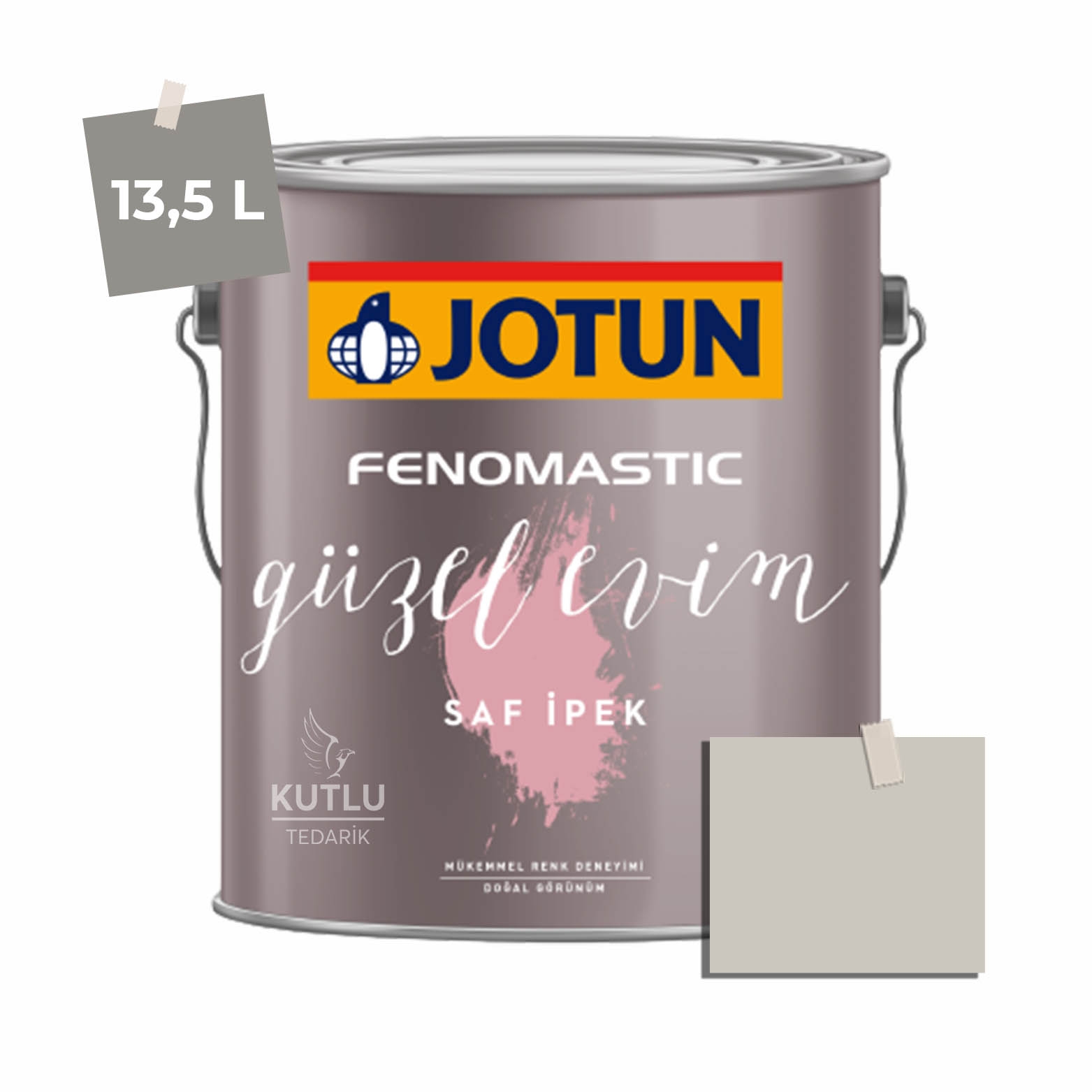 Jotun Fenomastic Güzel Evim Saf İpek 13,5 Lt 12077 Sheer Grey Ncs 2102-Y26R