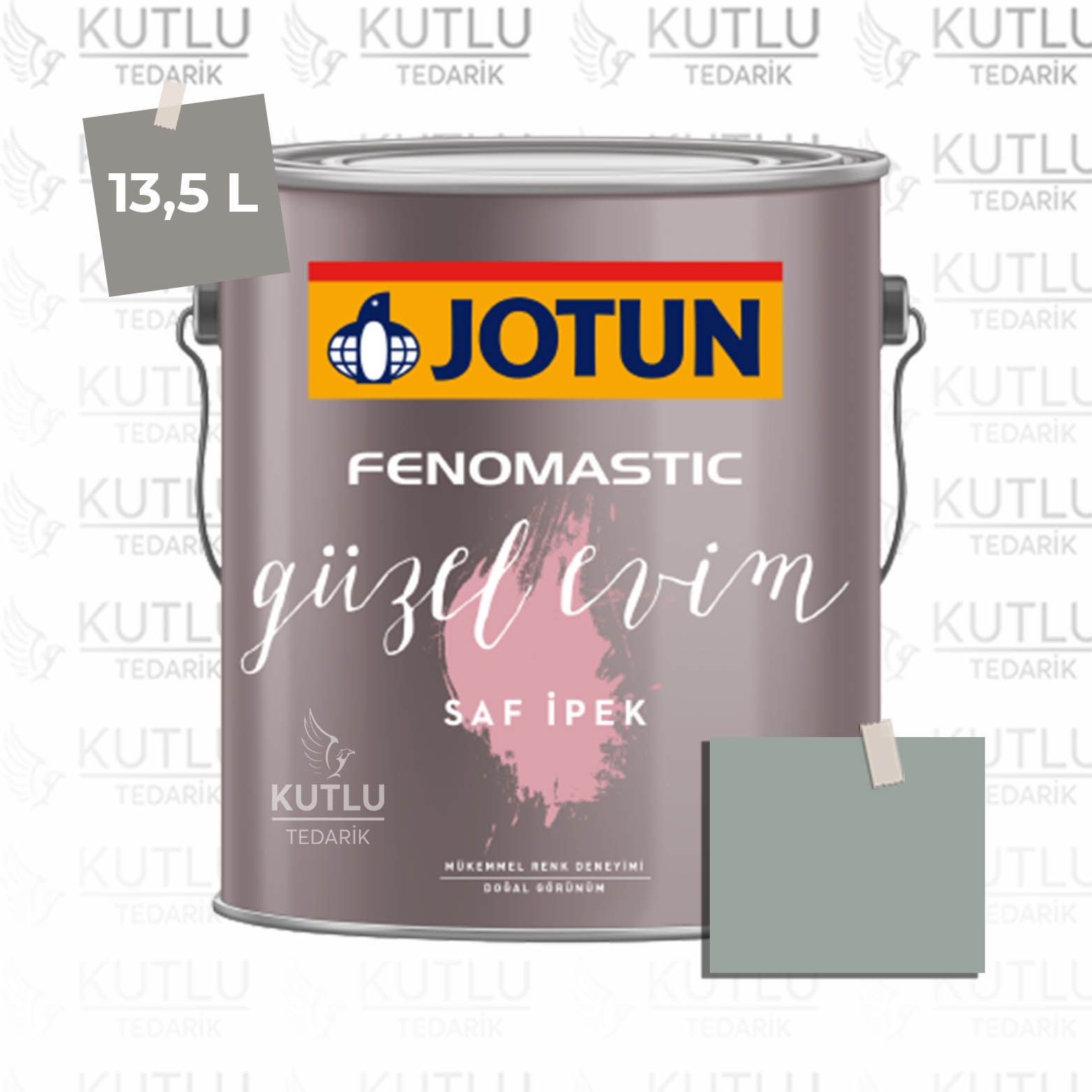 Jotun Fenomastic Güzel Evim Saf İpek 13,5 Lt 6350 Soft Teal Ncs 3706-B93G