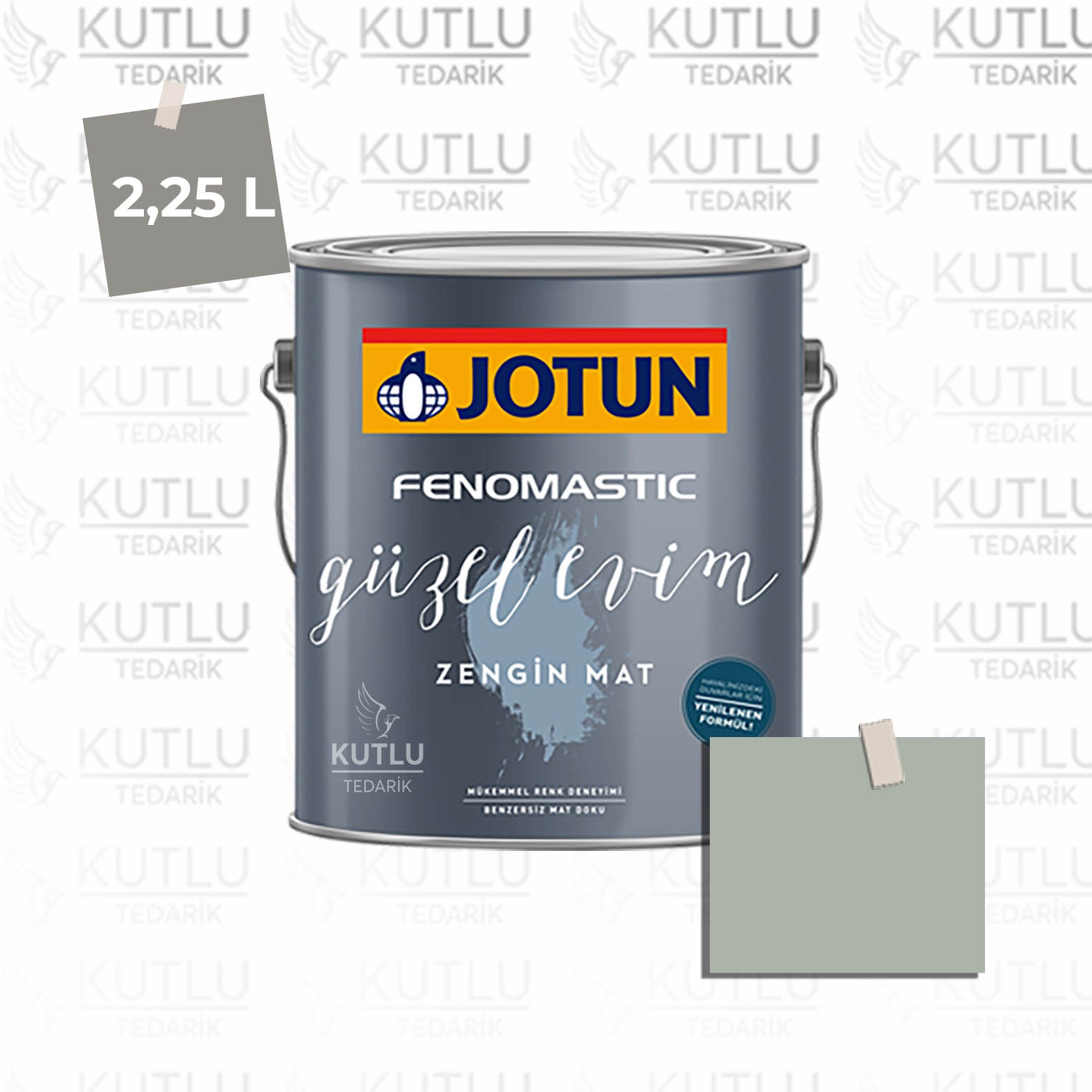 Jotun Fenomastic Güzel Evim Zengin Mat 2,25 Lt Yeni 7163 Minty Breeze Ncs S3005-G20Y