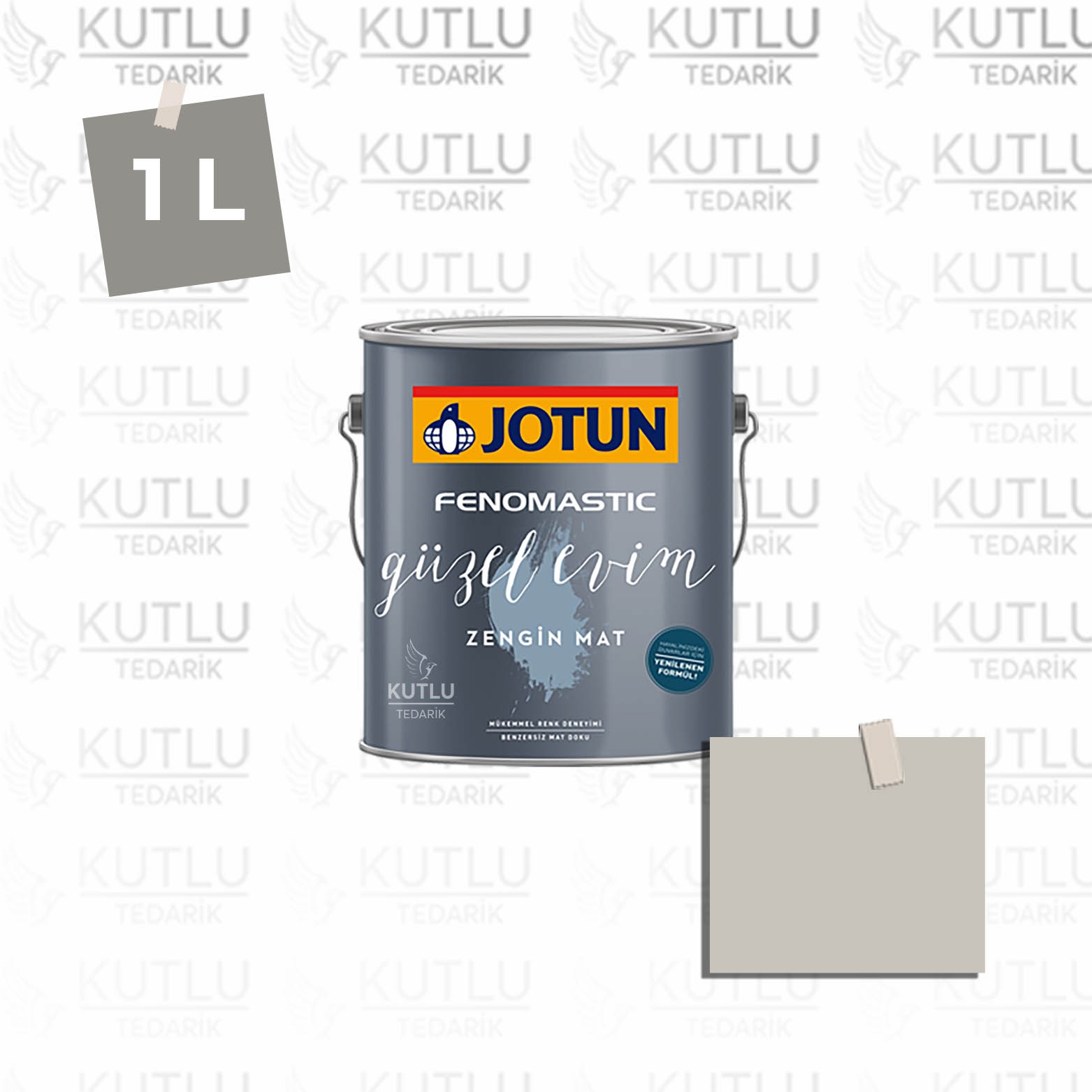 Jotun Fenomastic Güzel Evim Zengin Mat Yeni 1 Lt 0553 Ascott Ncs 2203-Y13R