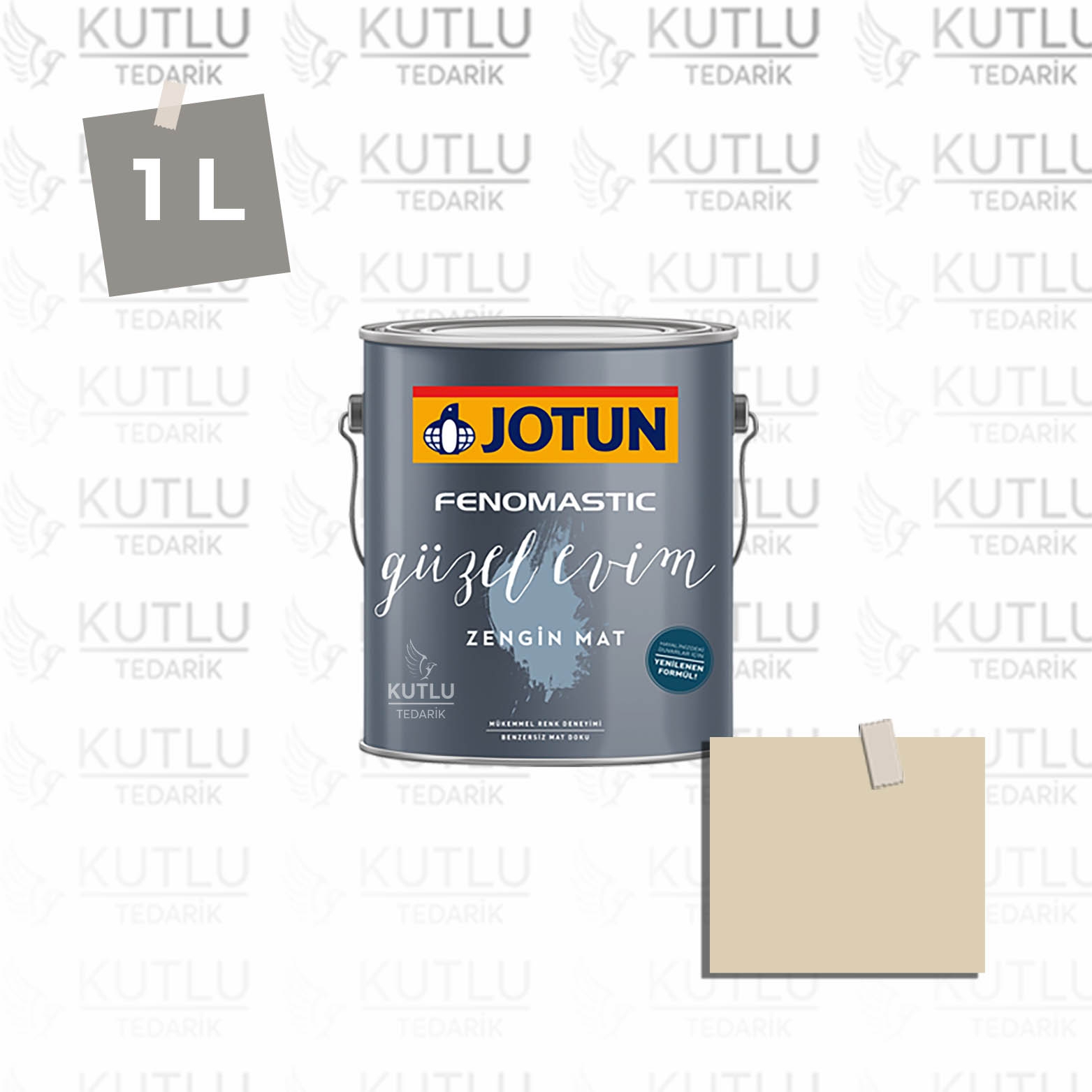 Jotun Fenomastic Güzel Evim Zengin Mat Yeni 1 Lt 10245 Ginseng Ncs S1510-Y10R