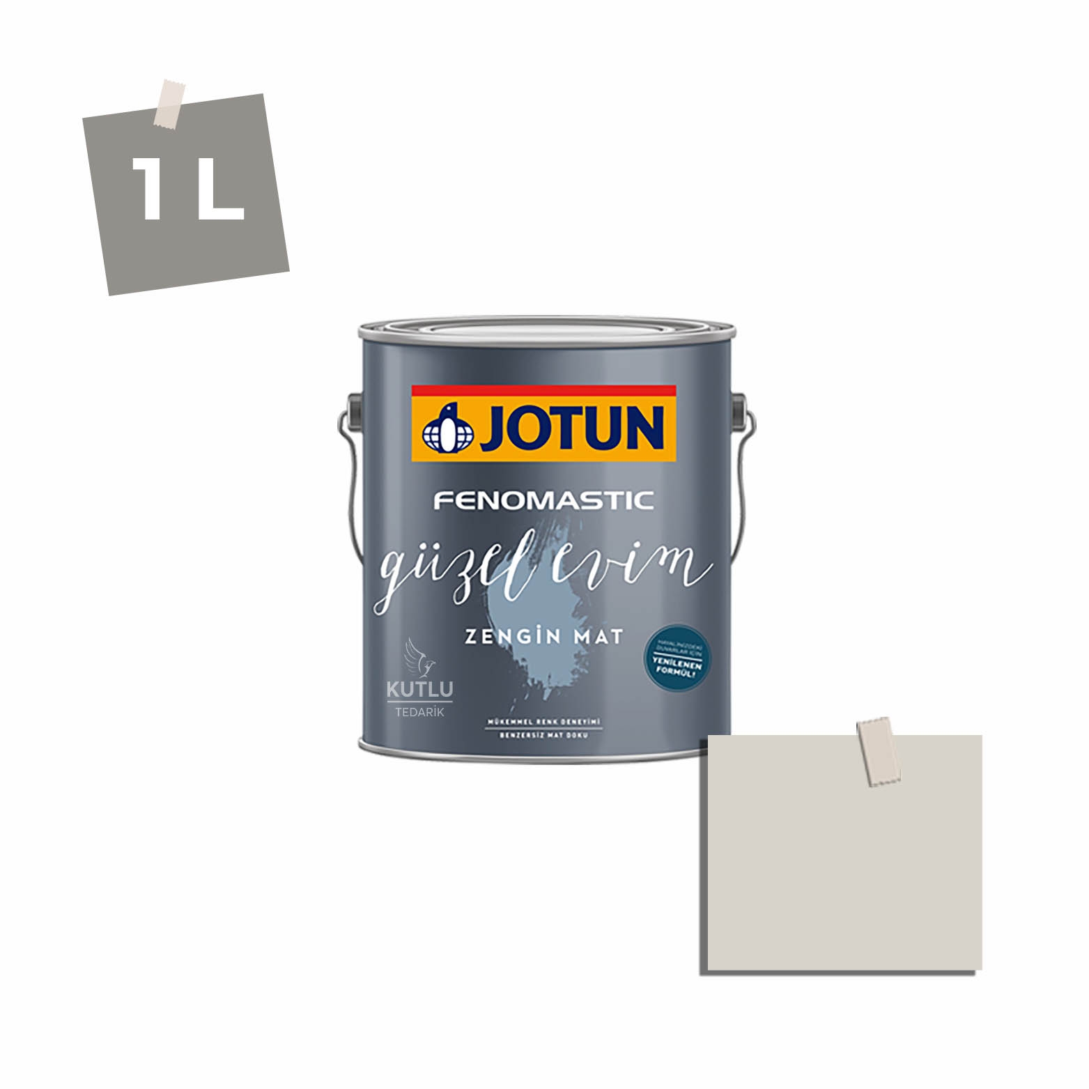 Jotun Fenomastic Güzel Evim Zengin Mat Yeni 1 Lt 10341 Limestone Kalk Ncs 1603-Y31R