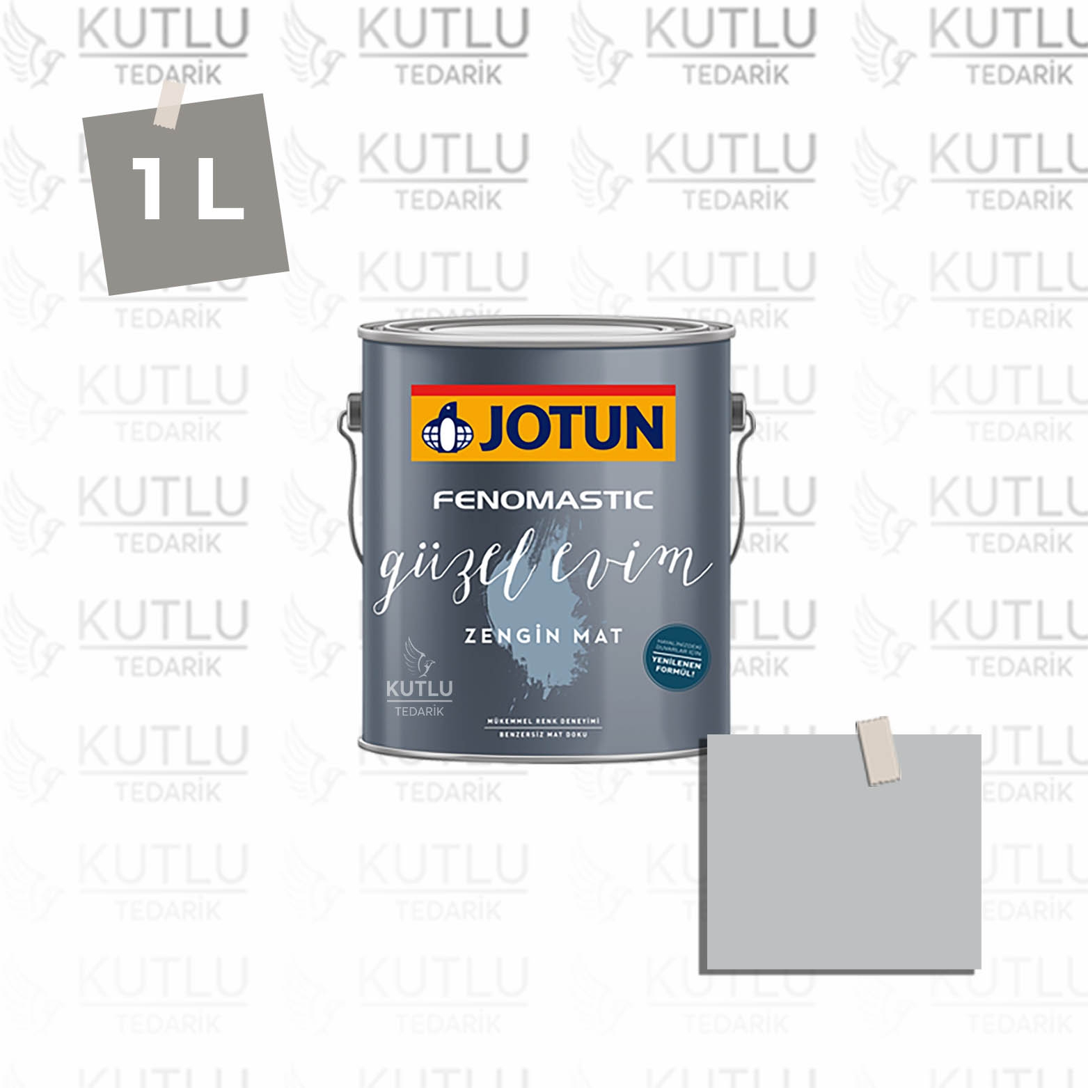 Jotun Fenomastic Güzel Evim Zengin Mat Yeni 1 Lt 5081 Silver Moon Fabrikk Ncs 2403-B03G