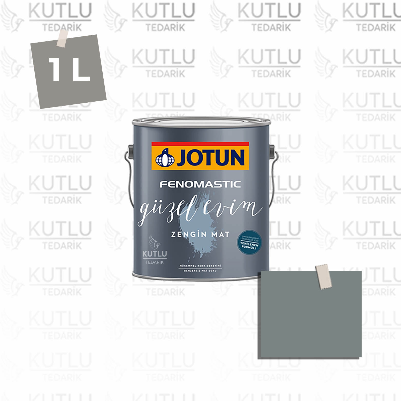 Jotun Fenomastic Güzel Evim Zengin Mat Yeni 1 Lt 5490 Serene Blue Ncs 5307-B38G