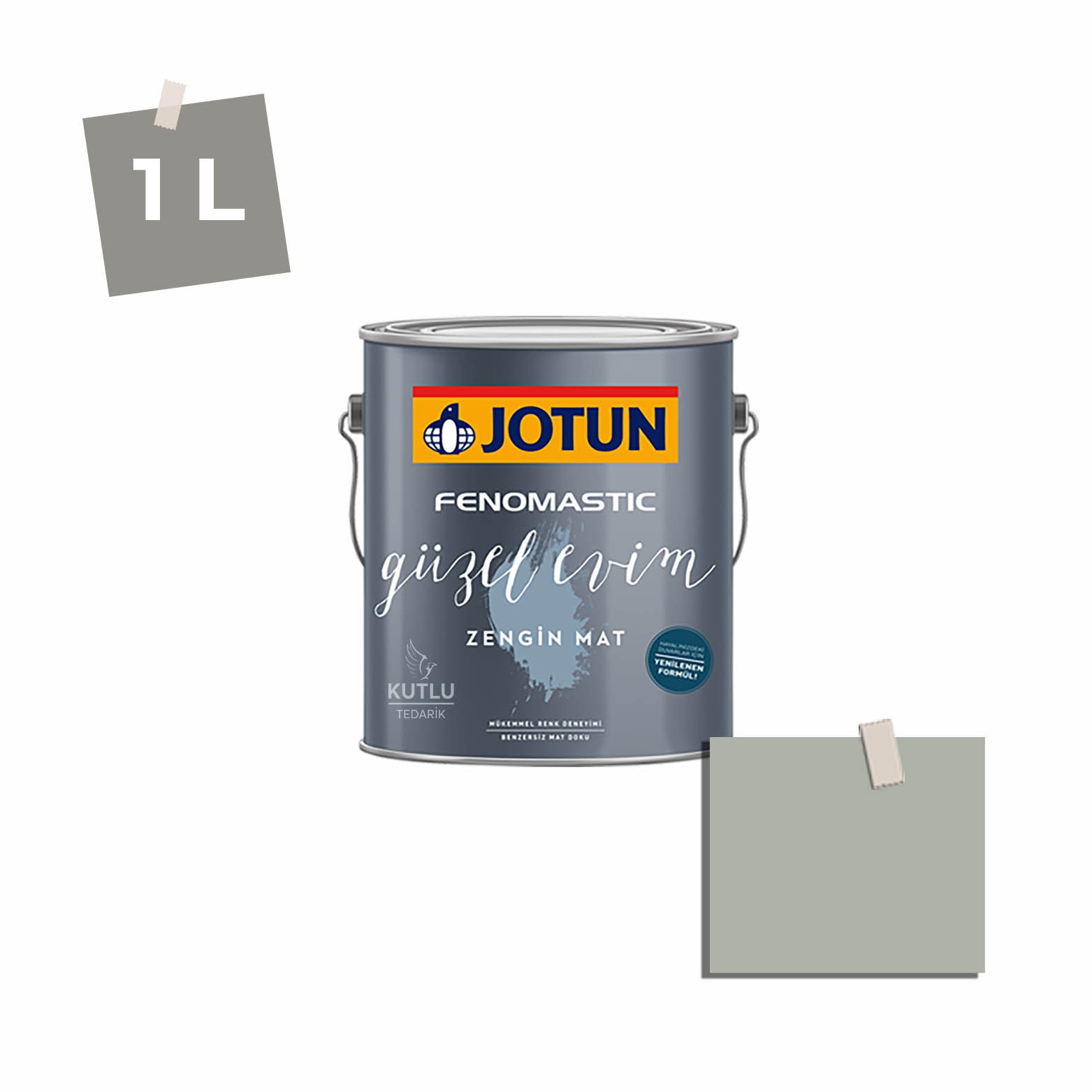 Jotun Fenomastic Güzel Evim Zengin Mat Yeni 1 Lt 7163 Minty Breeze Ncs S3005-G20Y