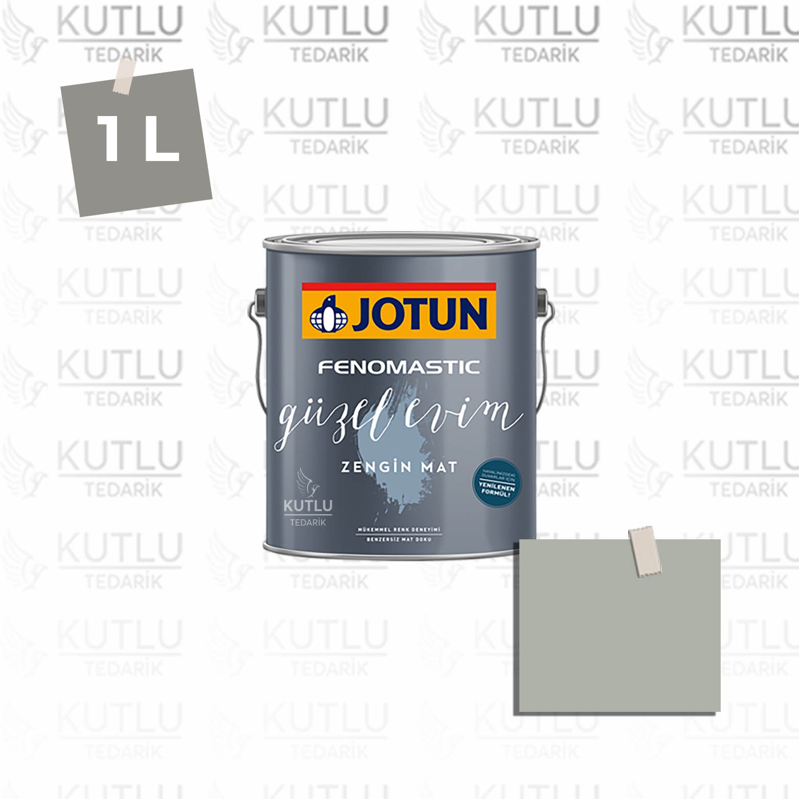 Jotun Fenomastic Güzel Evim Zengin Mat Yeni 1 Lt 7163 Minty Breeze Ncs S3005-G20Y