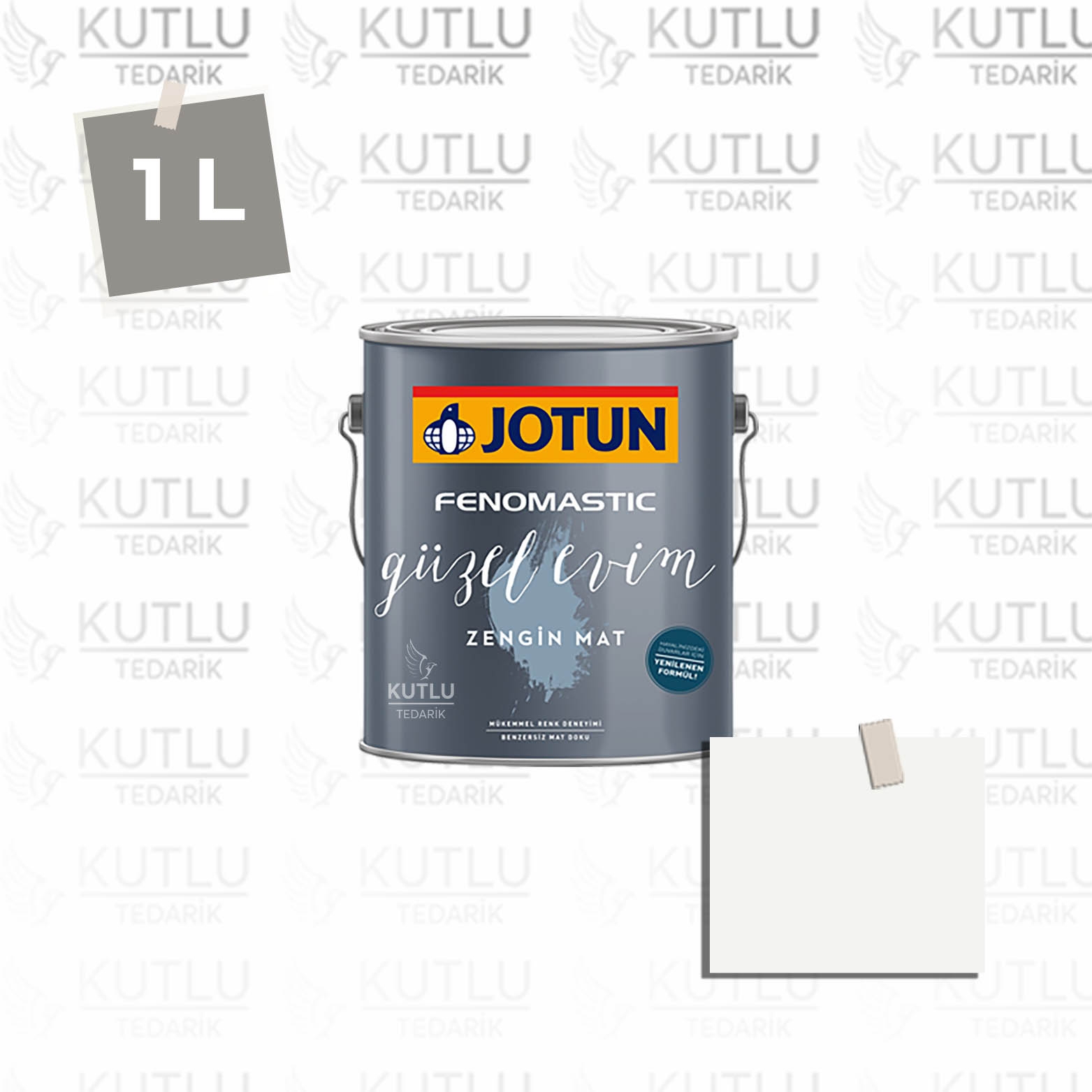 Jotun Fenomastic Güzel Evim Zengin Mat Yeni 1 Lt 7236 Jazz White Chı Ncs 0401-G42Y