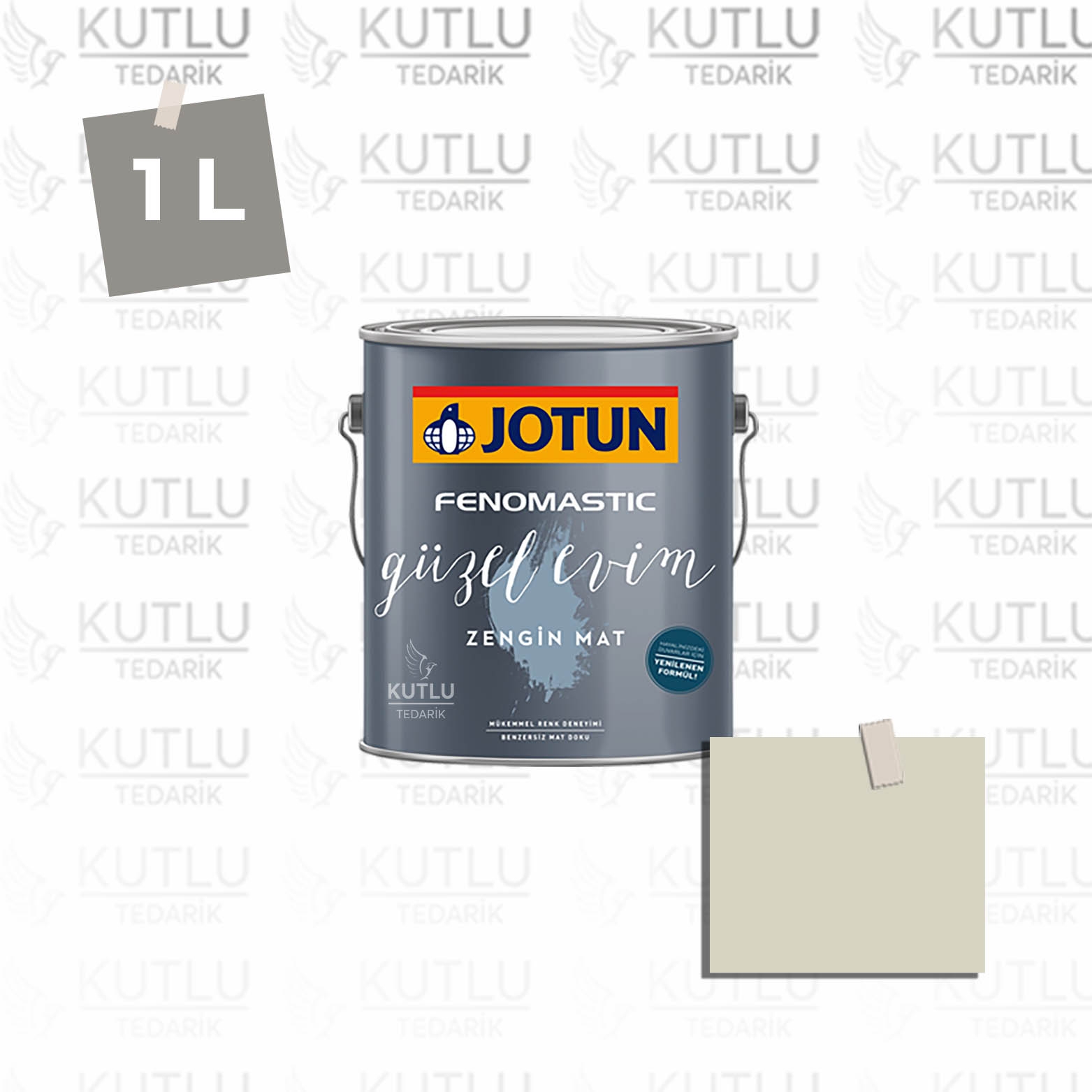 Jotun Fenomastic Güzel Evim Zengin Mat Yeni 1 Lt 8303 White Heather Hvitlyng Ncs S1505-G90Y