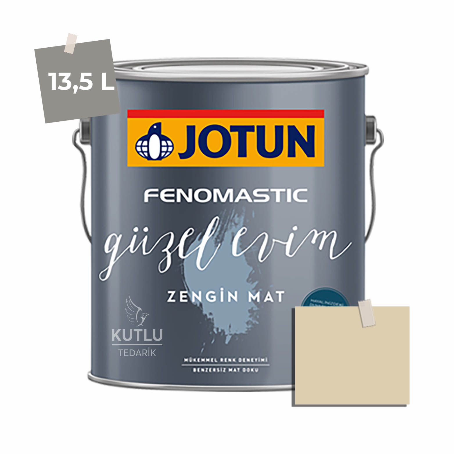 Jotun Fenomastic Güzel Evim Zengin Mat Yeni 13,5 Lt 10245 Ginseng Ncs S1510-Y10R