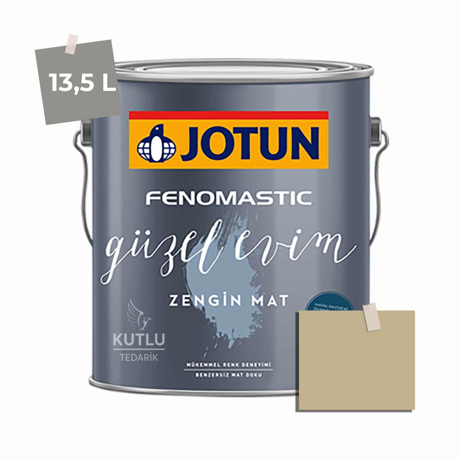 Jotun Fenomastic Güzel Evim Zengin Mat Yeni 13,5 Lt 12082 Refined Yellow Ncs 2815-Y03R