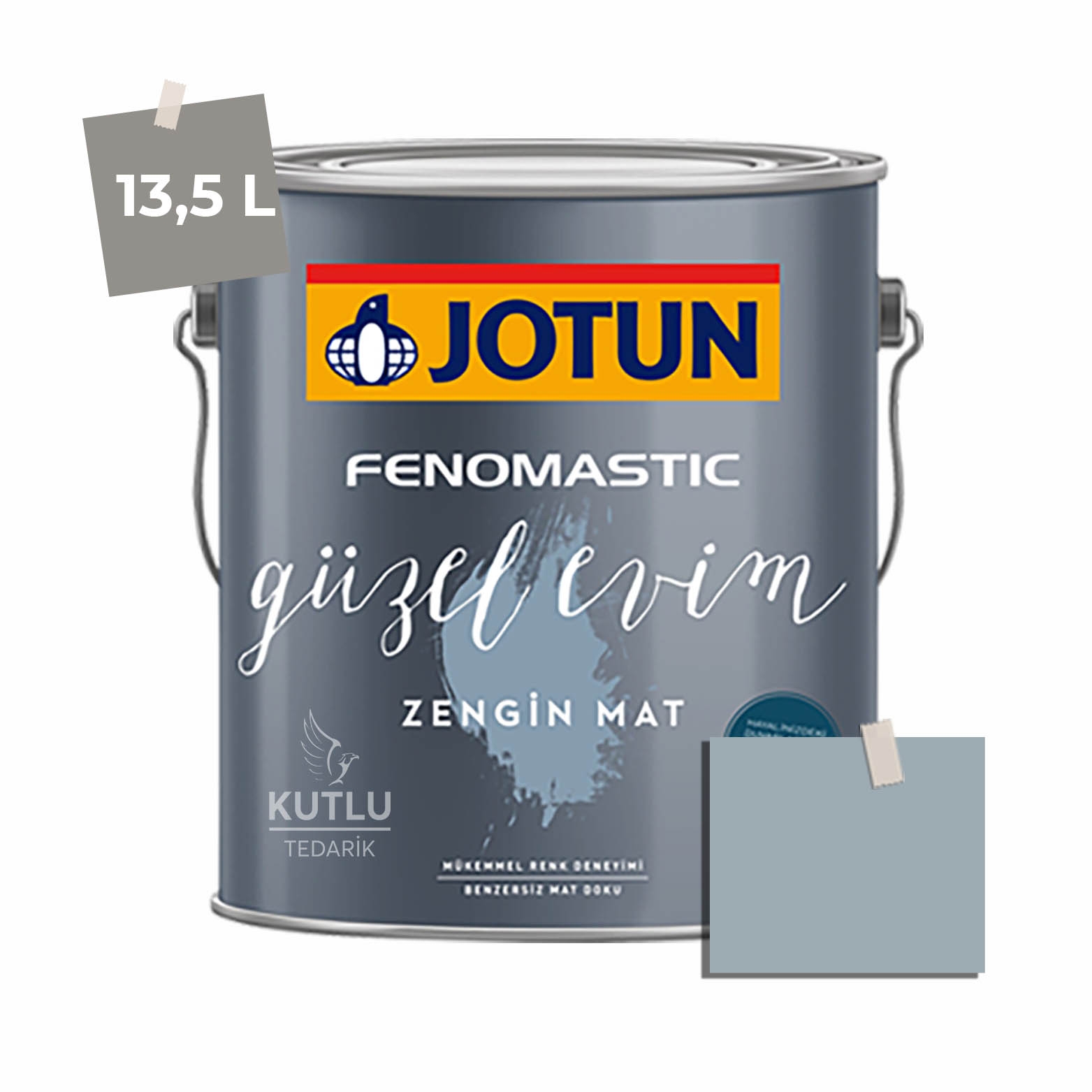 Jotun Fenomastic Güzel Evim Zengin Mat Yeni 13,5 Lt 4017 Pilaster Blue Pılasterbla Ncs S3010-R90B