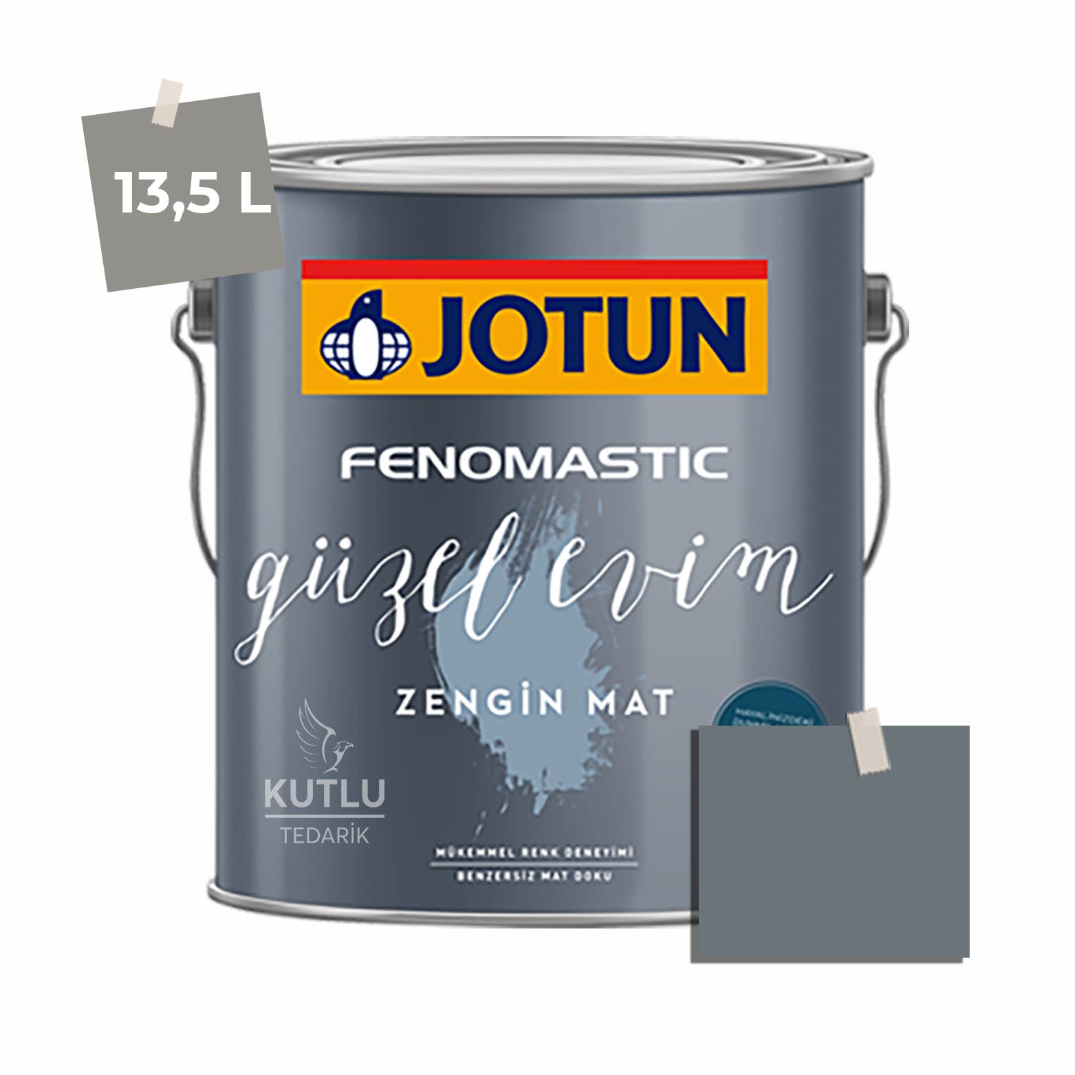 Jotun Fenomastic Güzel Evim Zengin Mat Yeni 13,5 Lt 5030 St.Pauls Blue Ncs 6108-B08G