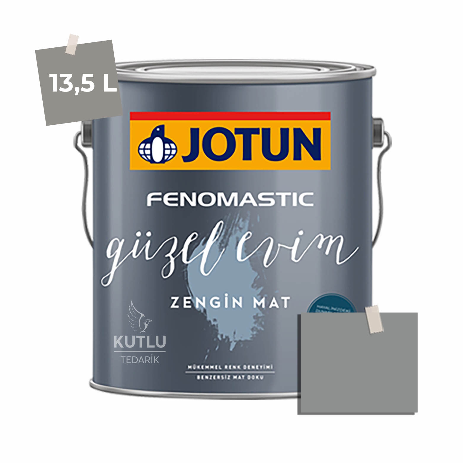 Jotun Fenomastic Güzel Evim Zengin Mat Yeni 13,5 Lt 5343 Industrial Grey Industrıell Gra Ncs 4802-B15G