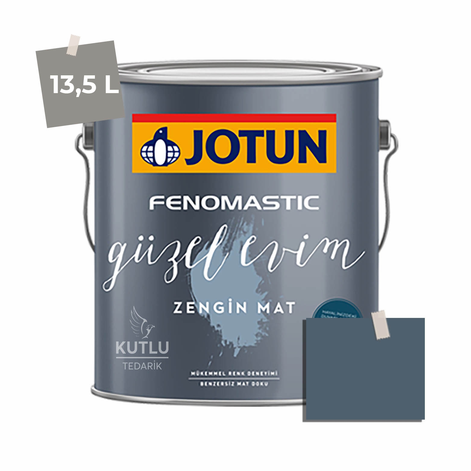 Jotun Fenomastic Güzel Evim Zengin Mat Yeni 135 Lt 5455 Industrial Blue Ncs 6416 B02g Kutlu 6315