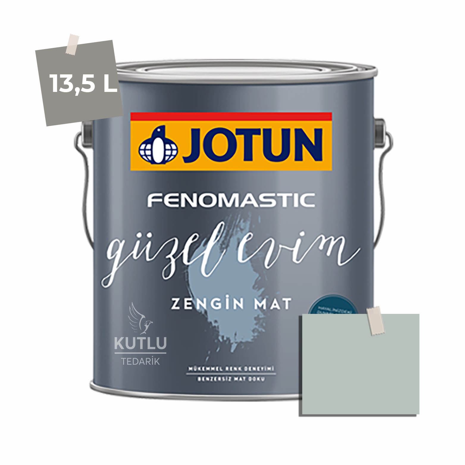 Jotun Fenomastic Güzel Evim Zengin Mat Yeni 13,5 Lt 6351 Tender Green Ncs 2405-B72G