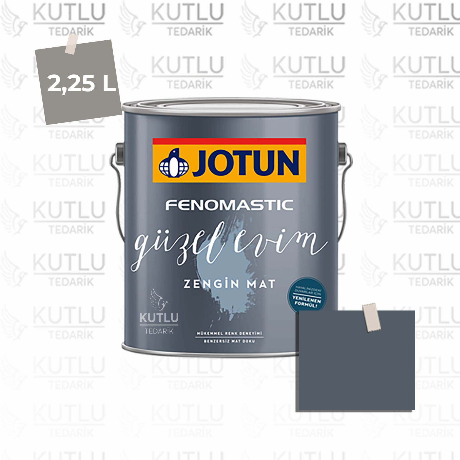 Jotun Fenomastic Güzel Evim Zengin Mat Yeni 2,25 Lt  4477 Deco Blue Ncs S7010-R90B