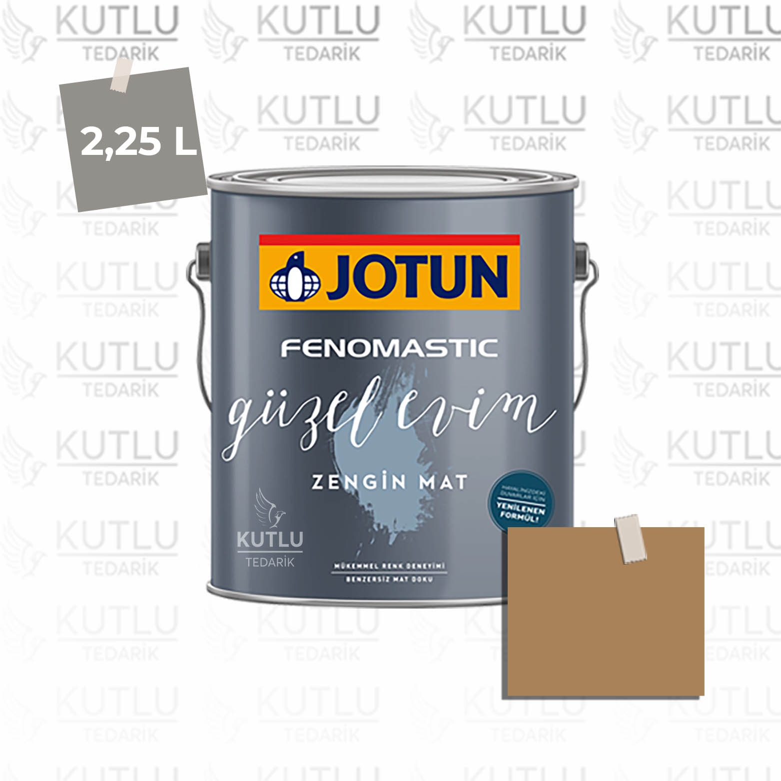 Jotun Fenomastic Güzel Evim Zengin Mat Yeni 2,25 Lt 10001 Dijon Yellow Ncs S4030-Y20R