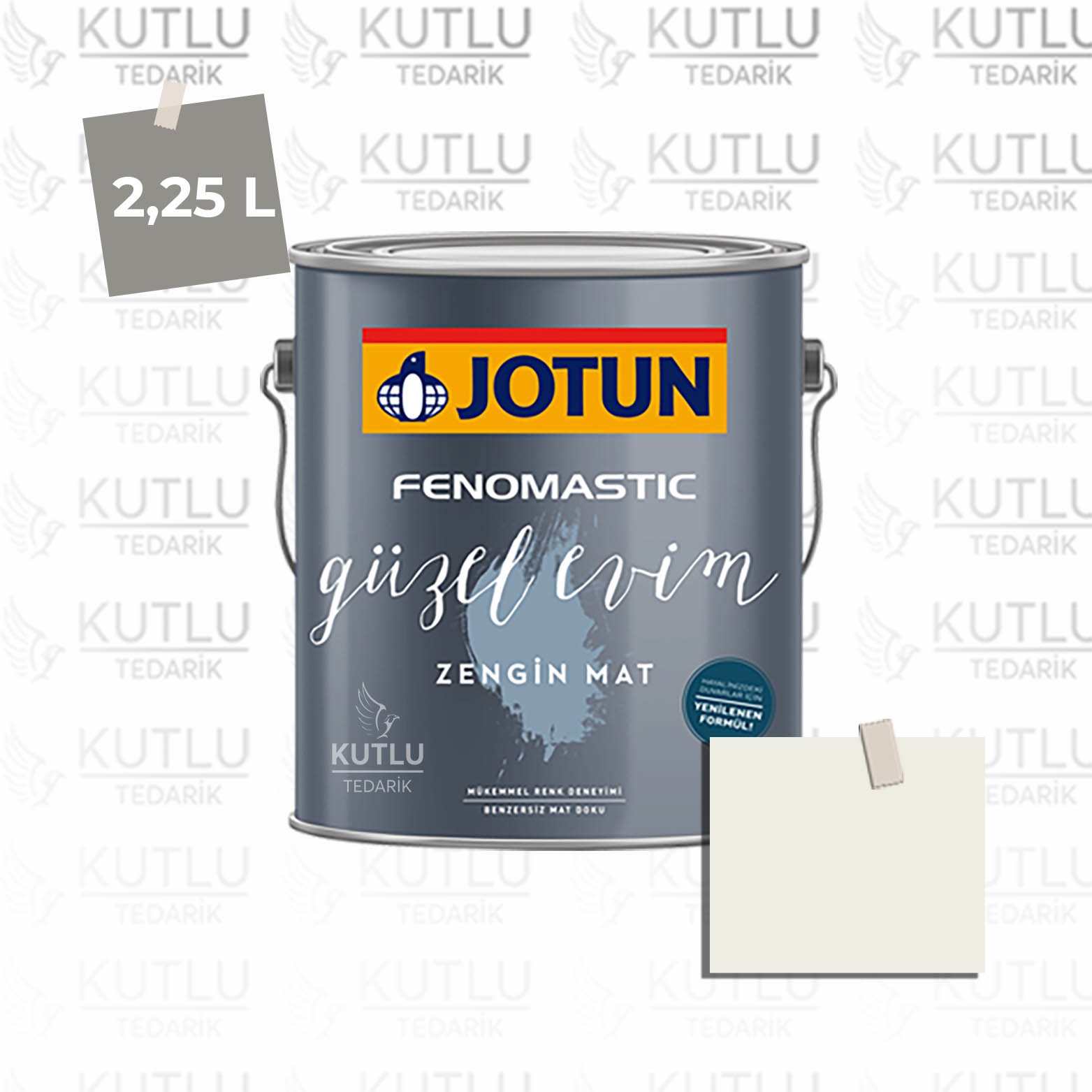 Jotun Fenomastic Güzel Evim Zengin Mat Yeni 2,25 Lt 1001 Egg White Egghvıt Ncs 0502-Y