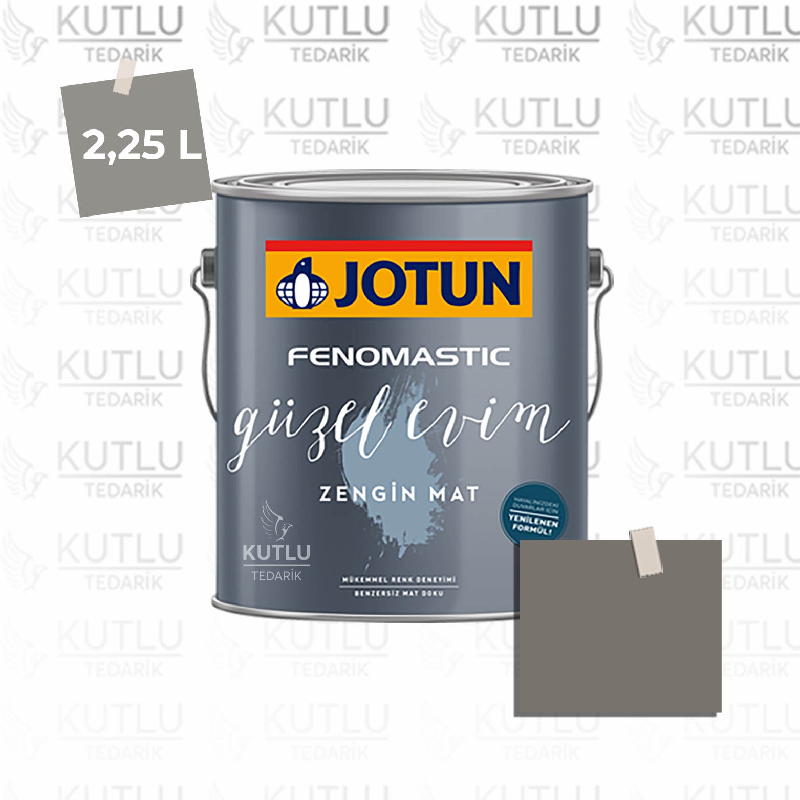 Jotun Fenomastic Güzel Evim Zengin Mat Yeni 2,25 Lt 10249 Vandyke Brown Sober Ncs 6303-Y43R