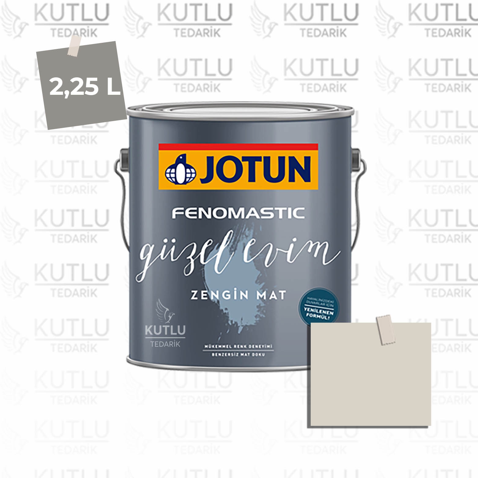 Jotun Fenomastic Güzel Evim Zengin Mat Yeni 2,25 Lt 10341 Limestone Kalk Ncs 1603-Y31R