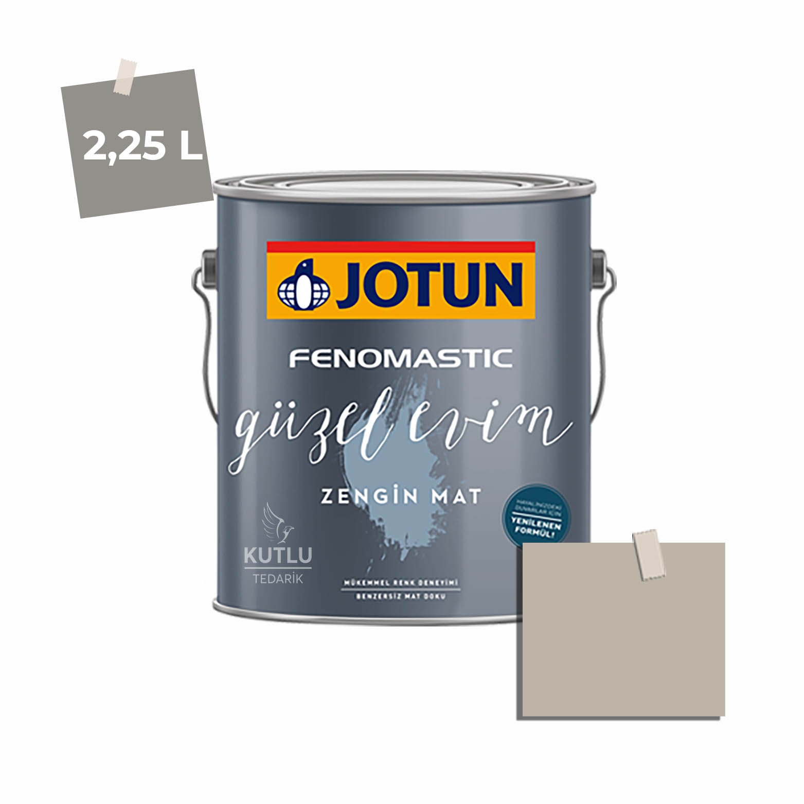 Jotun Fenomastic Güzel Evim Zengin Mat Yeni 2,25 Lt 10342 Sable Stone Kalkgra Ncs 2903-Y30R