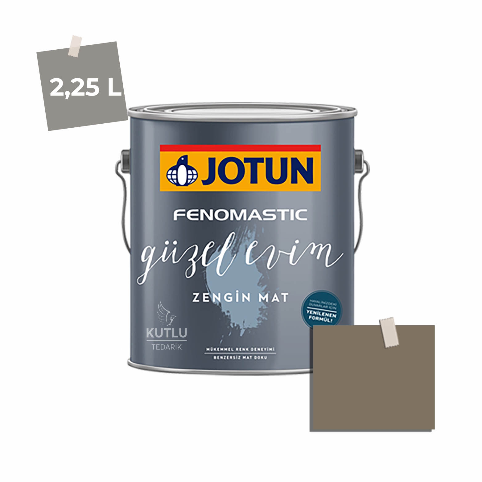 Jotun Fenomastic Güzel Evim Zengin Mat Yeni 2,25 Lt 10385 Belgian Brown Ncs S6010-Y10R