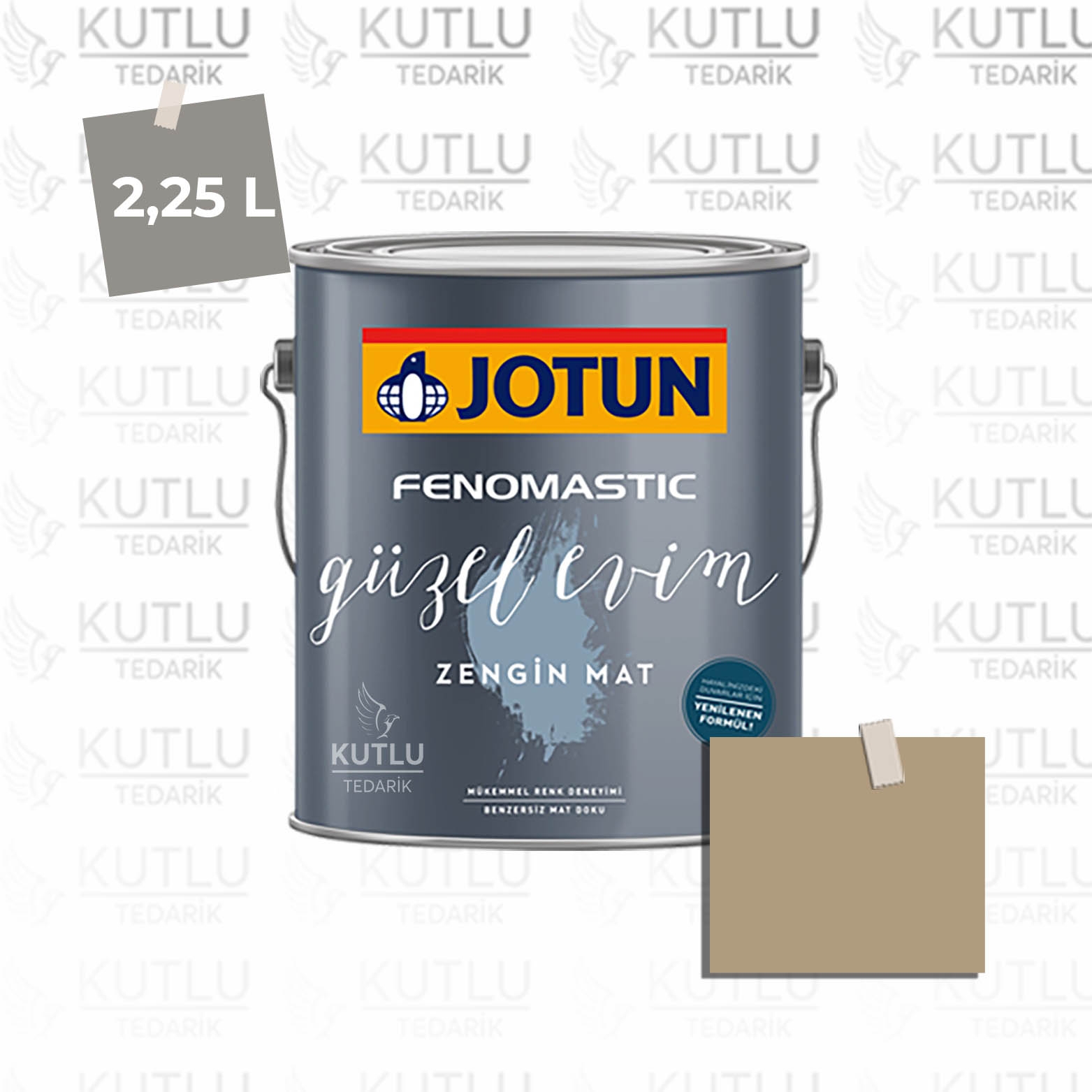 Jotun Fenomastic Güzel Evim Zengin Mat Yeni 2,25 Lt 10683 Cashmere Ncs 3713-Y18R