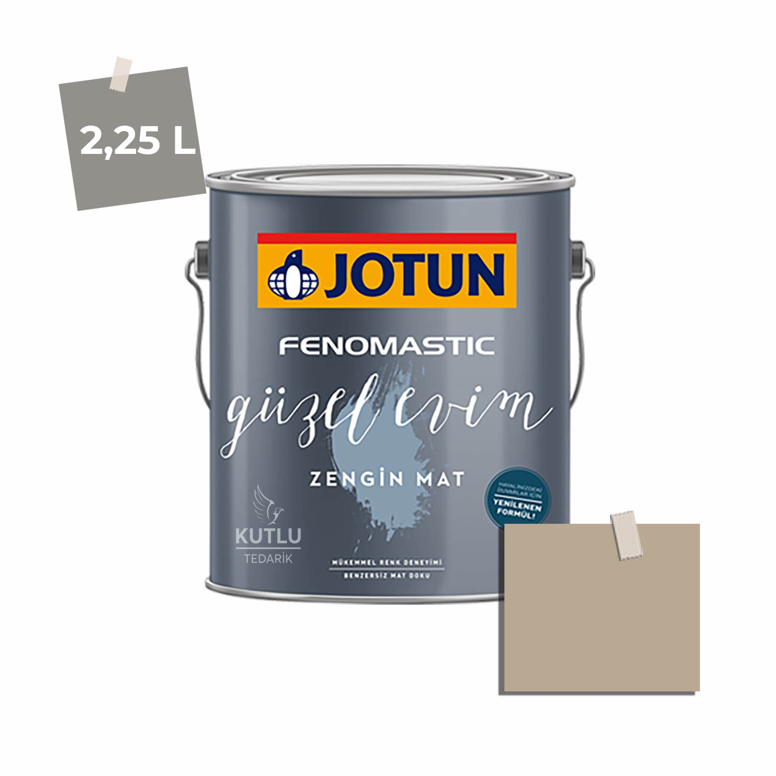 Jotun Fenomastic Güzel Evim Zengin Mat Yeni 2,25 Lt 11174 Curious Mind Ncs 3309-Y10R