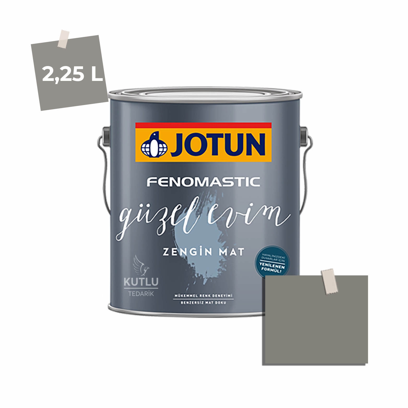 Jotun Fenomastic Güzel Evim Zengin Mat Yeni 2,25 Lt 1462 Evening Sky Gra Skifer Ncs S5502-Y