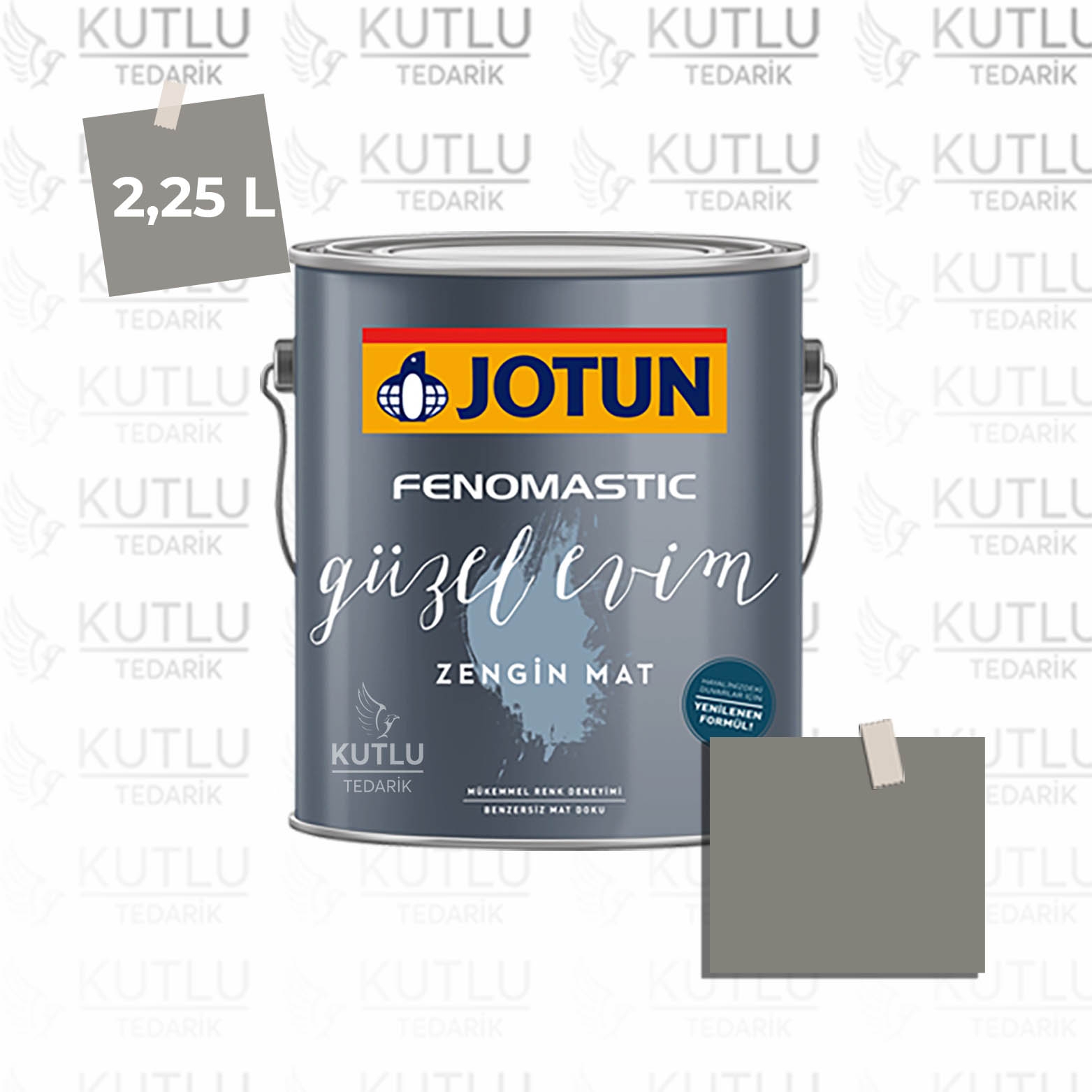 Jotun Fenomastic Güzel Evim Zengin Mat Yeni 2,25 Lt 1462 Evening Sky Gra Skifer Ncs S5502-Y