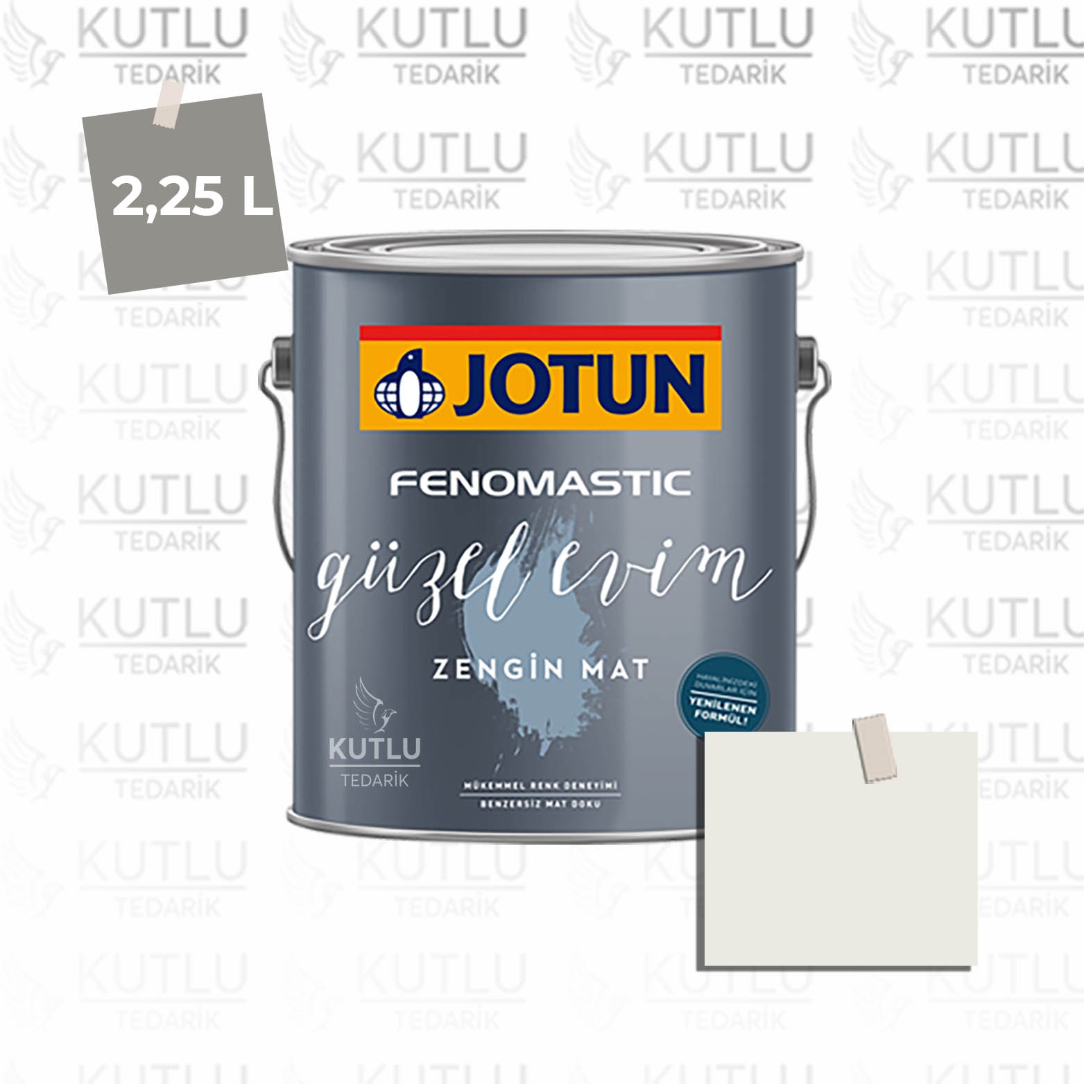 Jotun Fenomastic Güzel Evim Zengin Mat Yeni 2,25 Lt 1622 Refleksjon Akis Ncs 0801-Y25R