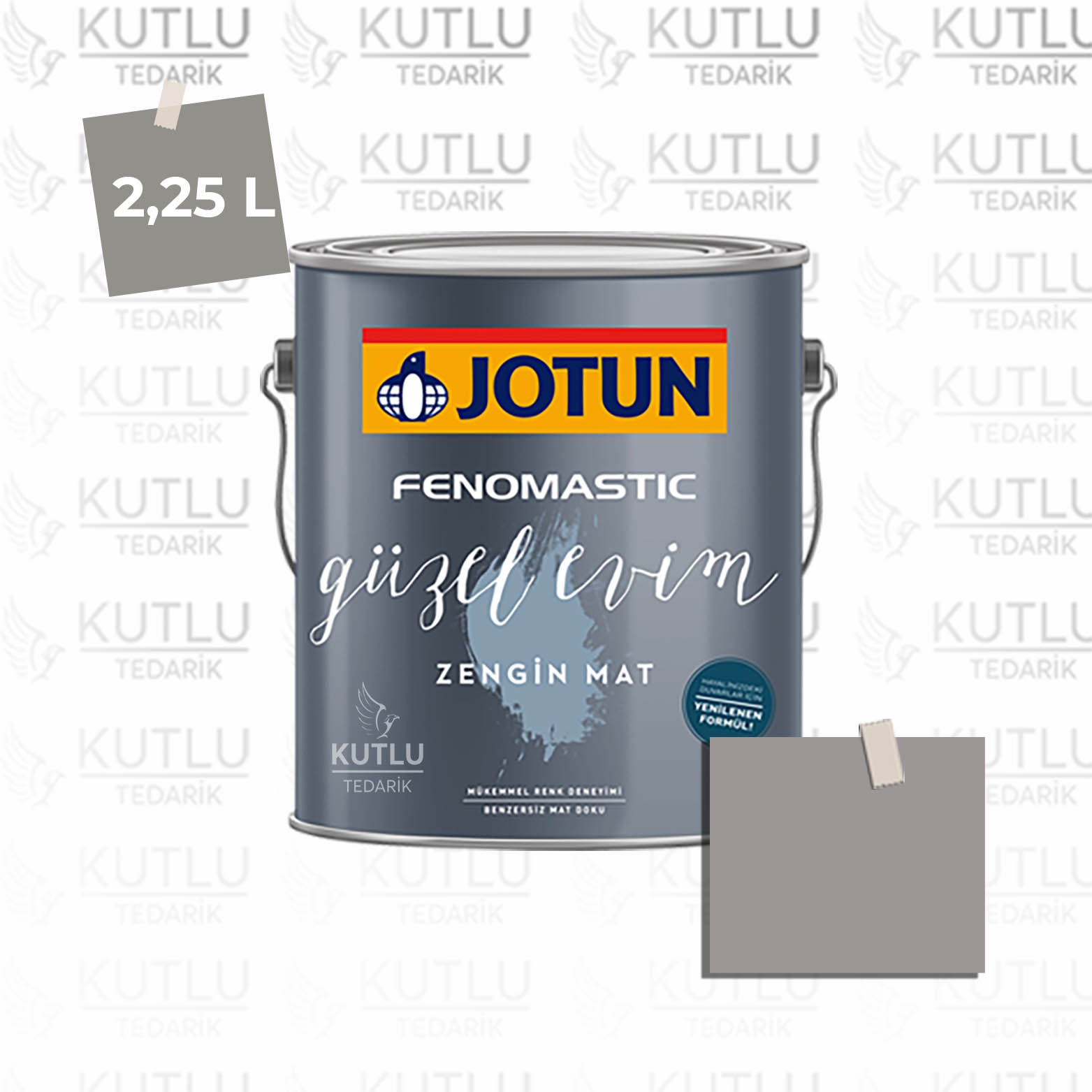 Jotun Fenomastic Güzel Evim Zengin Mat Yeni 2,25 Lt 3206 Lys Aubergine Ncs S4005-R20B