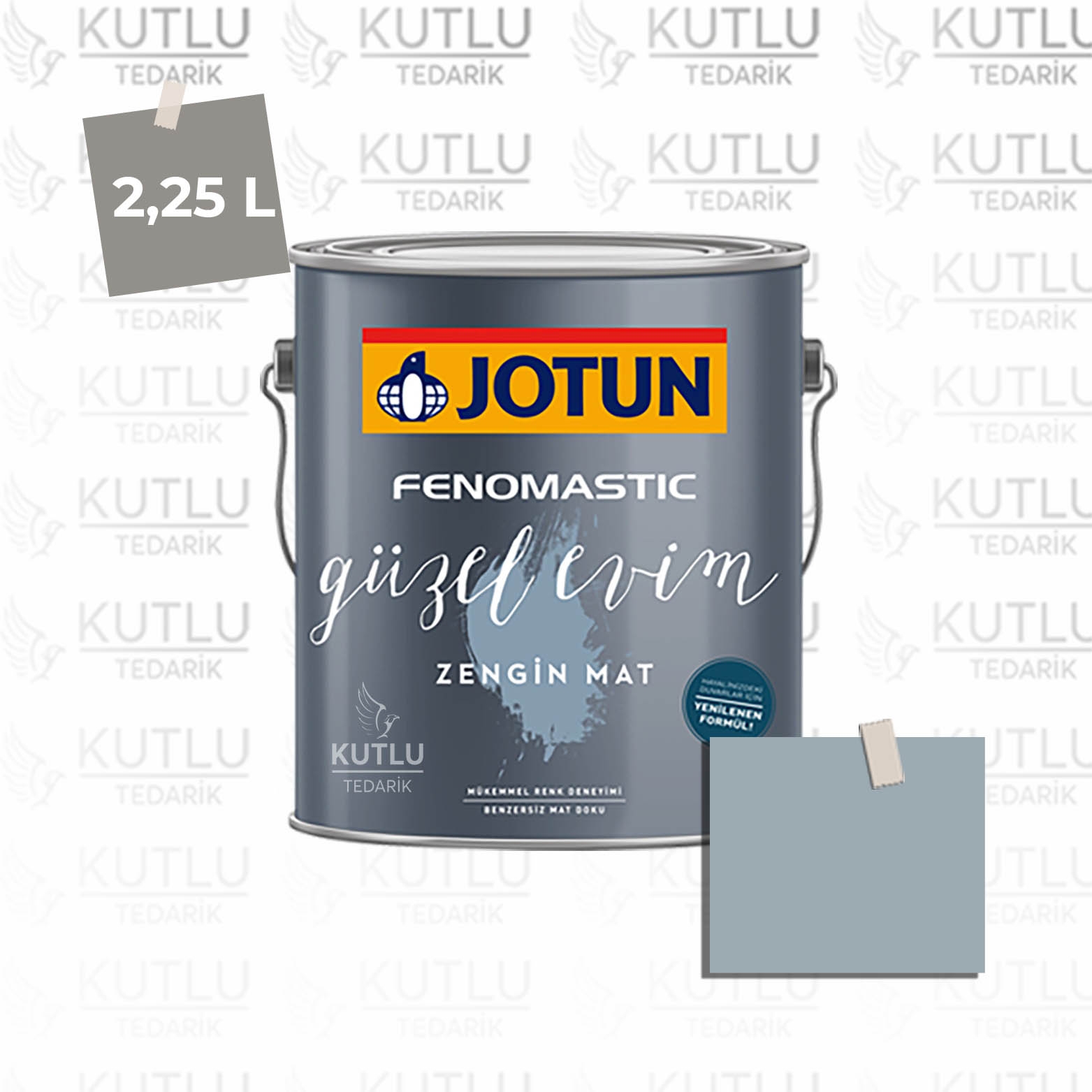 Jotun Fenomastic Güzel Evim Zengin Mat Yeni 2,25 Lt 4017 Pilaster Blue Pılasterbla Ncs S3010-R90B