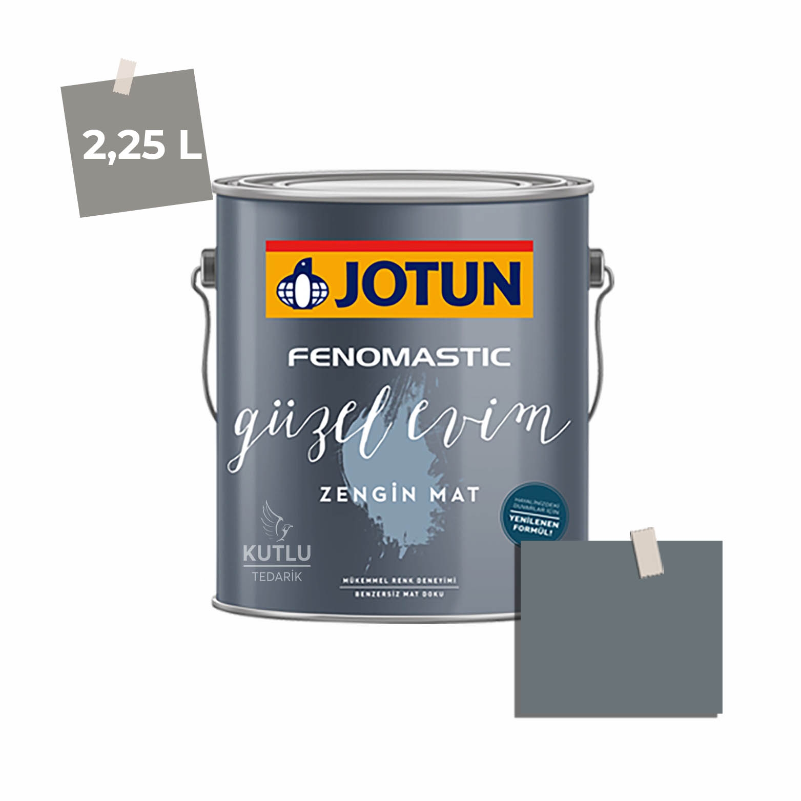 Jotun Fenomastic Güzel Evim Zengin Mat Yeni 2,25 Lt 5030 St.Pauls Blue Ncs 6108-B08G