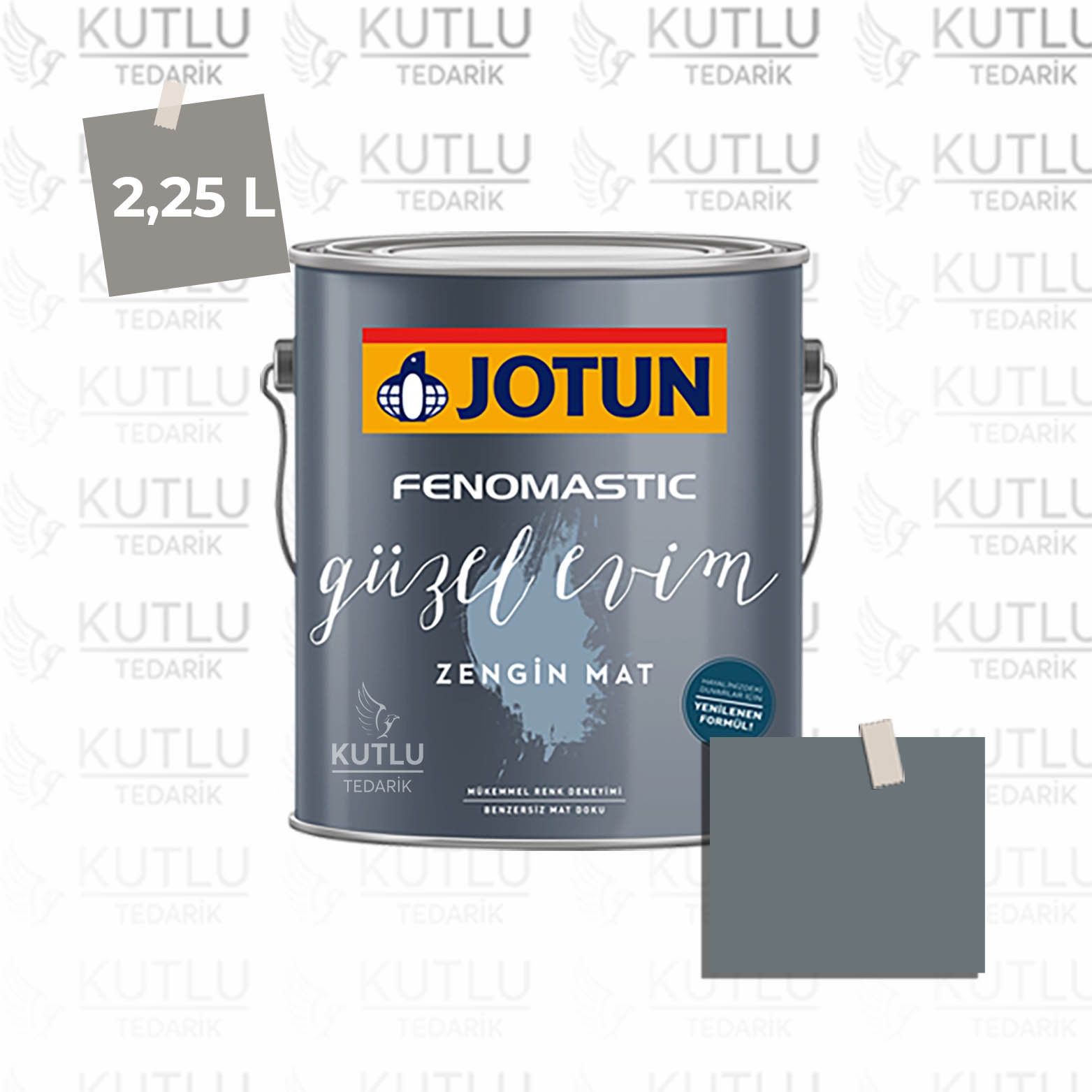 Jotun Fenomastic Güzel Evim Zengin Mat Yeni 2,25 Lt 5030 St.Pauls Blue Ncs 6108-B08G