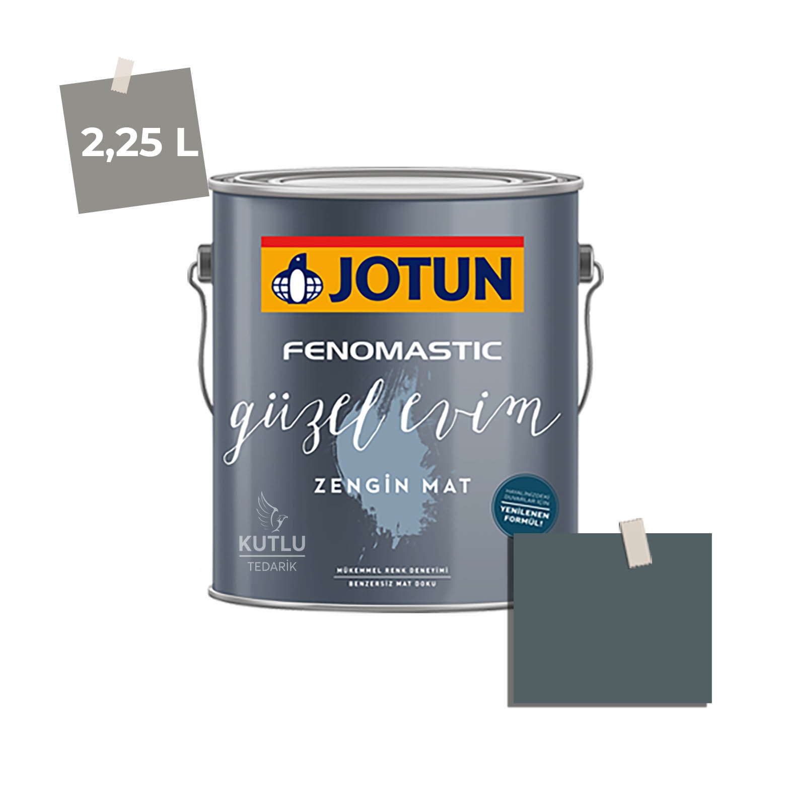 Jotun Fenomastic Güzel Evim Zengin Mat Yeni 2,25 Lt 5180 Oslo Ncs S7010-B10G