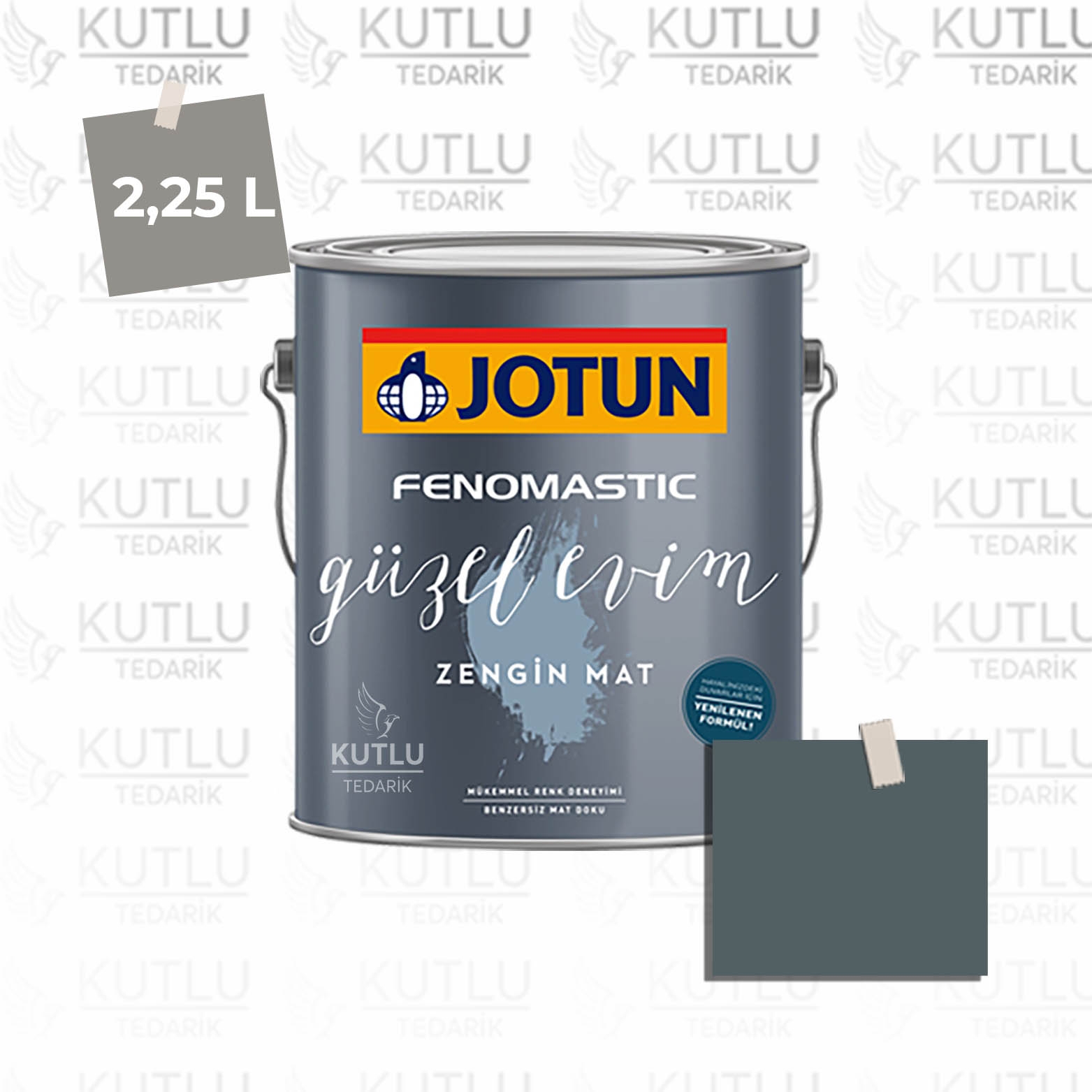 Jotun Fenomastic Güzel Evim Zengin Mat Yeni 2,25 Lt 5180 Oslo Ncs S7010-B10G