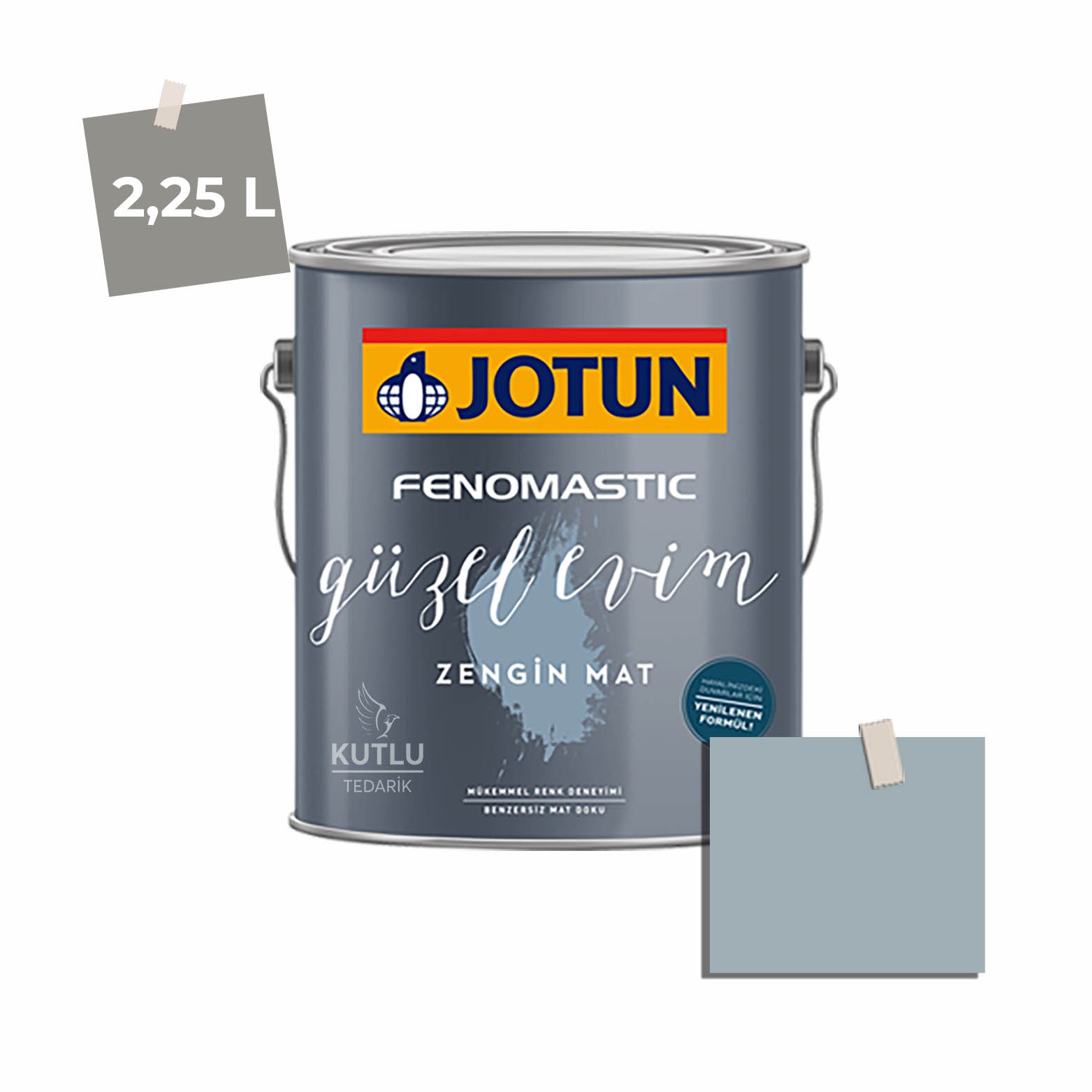 Jotun Fenomastic Güzel Evim Zengin Mat Yeni 2,25 Lt 5200 Dusky Blue Ncs 3010-B