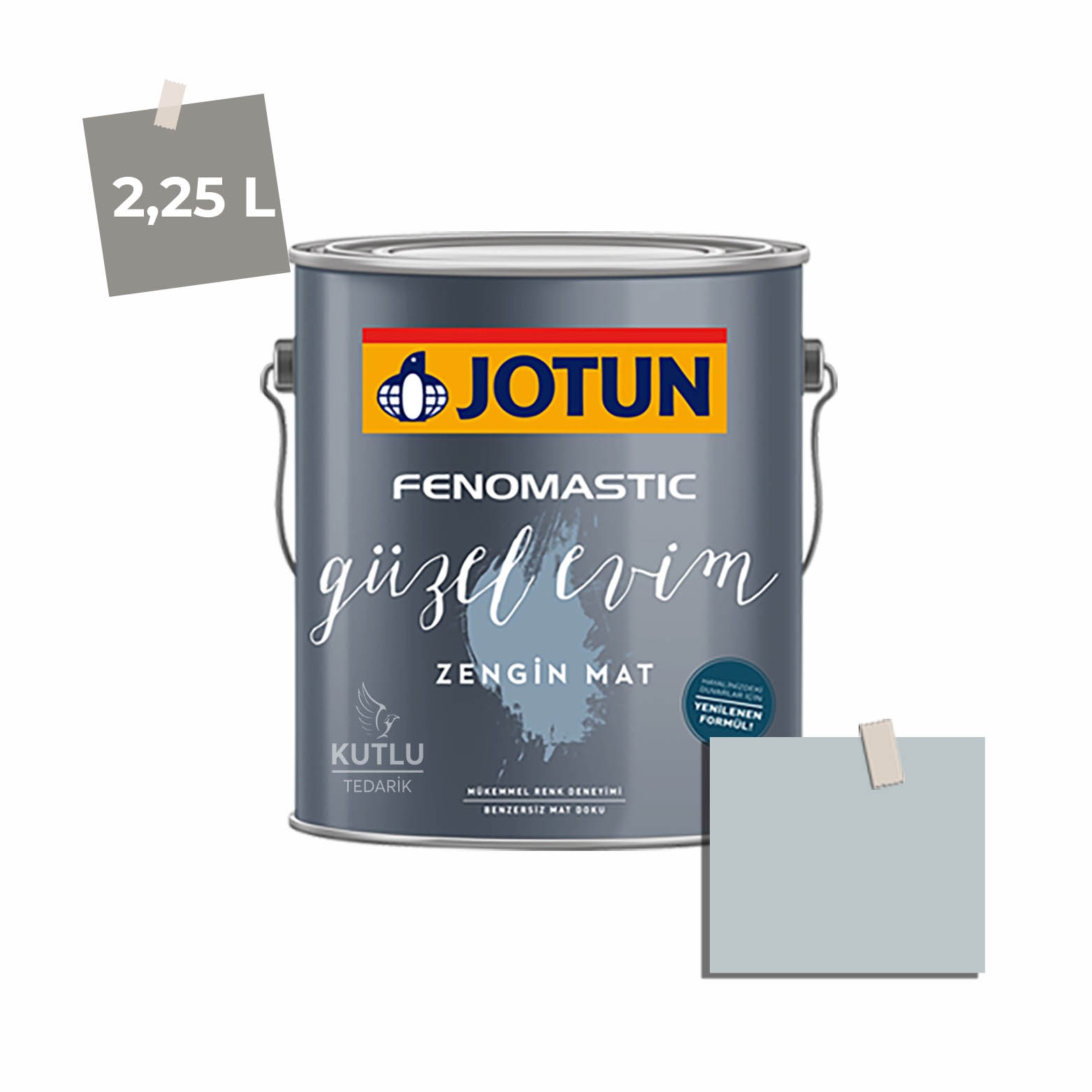 Jotun Fenomastic Güzel Evim Zengin Mat Yeni 2,25 Lt 5452 Nordic Breeze Ncs 2107-B01G