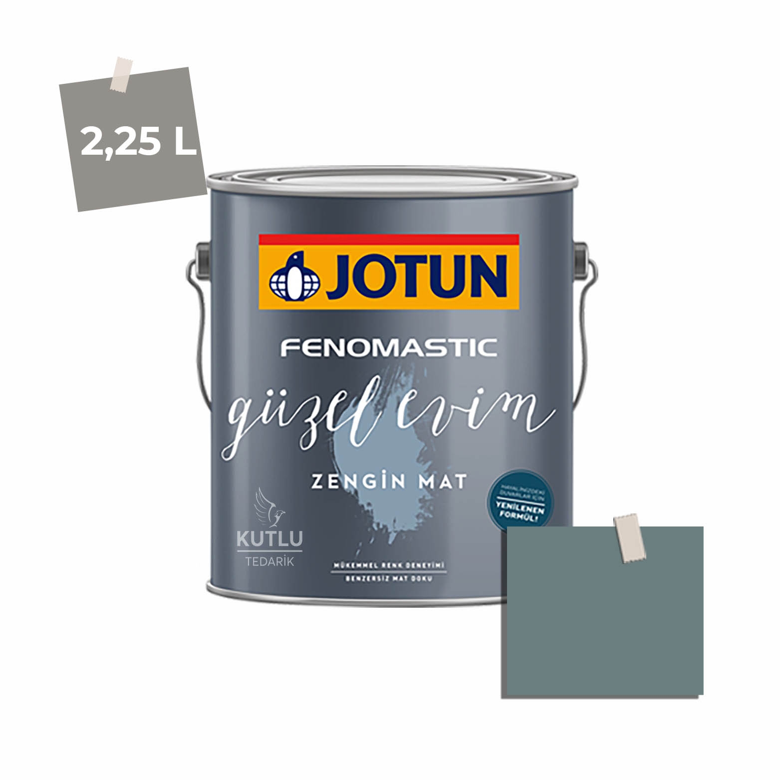 Jotun Fenomastic Güzel Evim Zengin Mat Yeni 2,25 Lt 5489 Free Spirit Ncs 5412-B36G