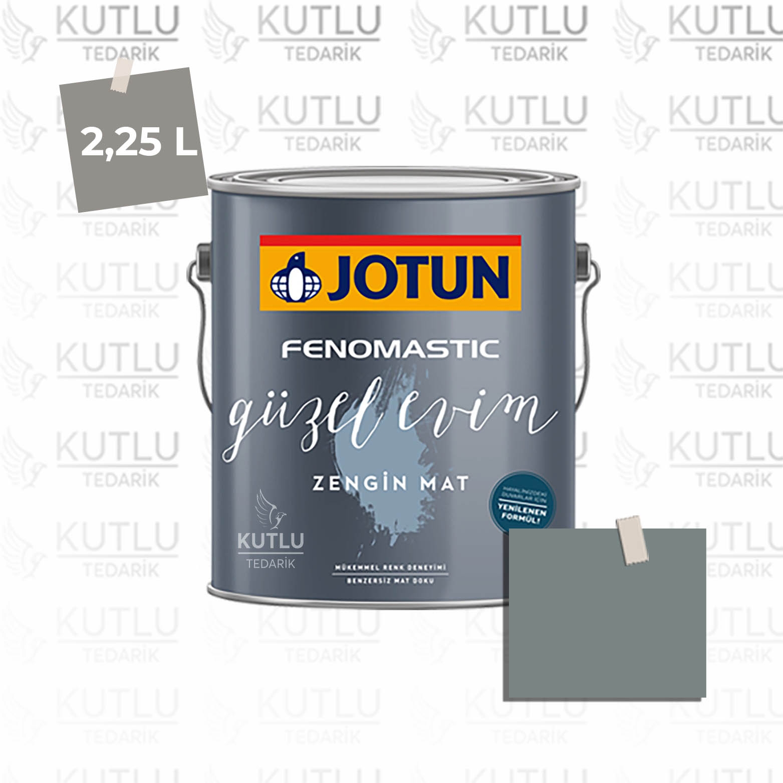 Jotun Fenomastic Güzel Evim Zengin Mat Yeni 2,25 Lt 5490 Serene Blue Ncs 5307-B38G