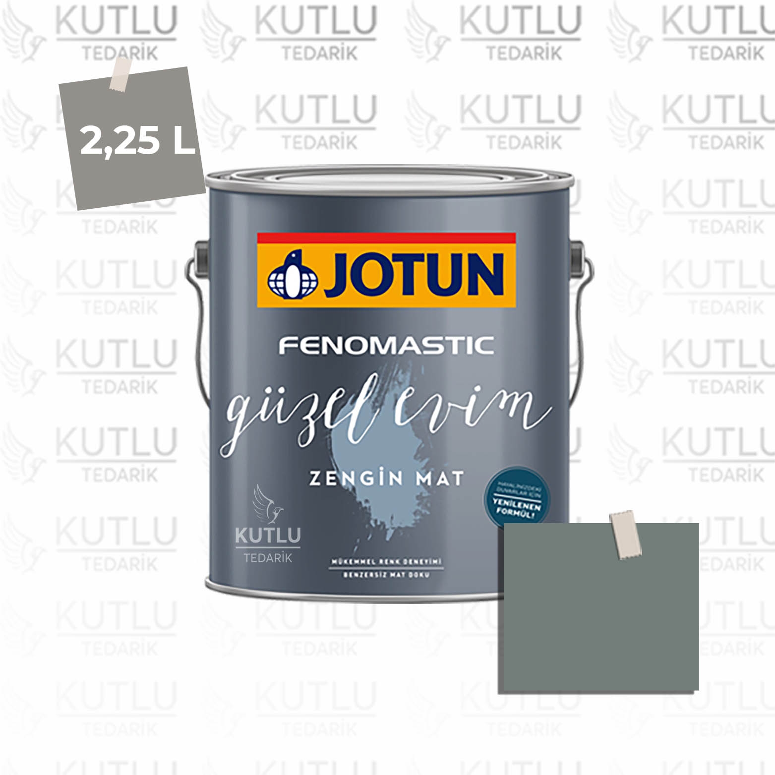 Jotun Fenomastic Güzel Evim Zengin Mat Yeni 2,25 Lt 6325 Balance Ncs 5608-B78G