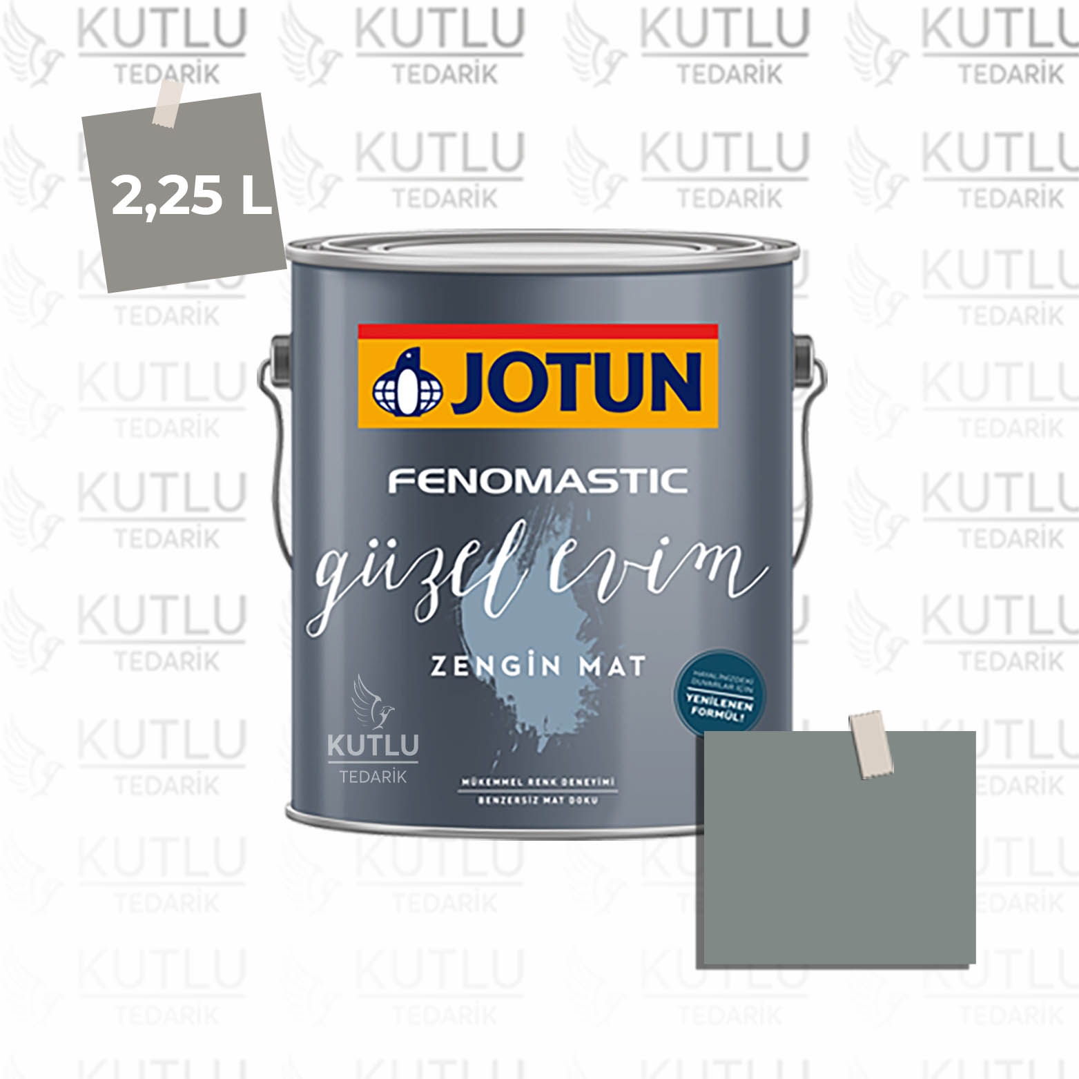 Jotun Fenomastic Güzel Evim Zengin Mat Yeni 2,25 Lt 6352 Evening Green Ncs 5105-B81G