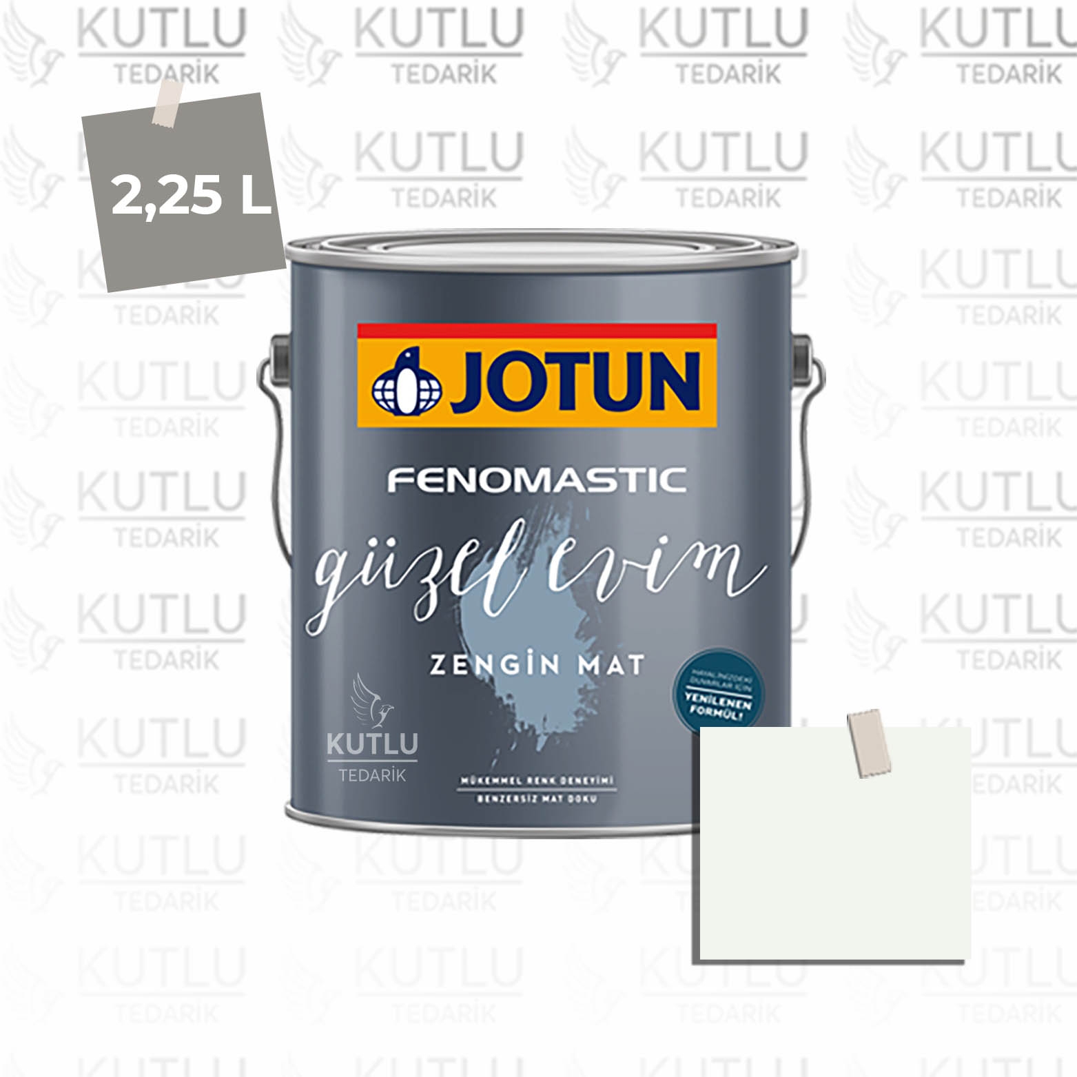 Jotun Fenomastic Güzel Evim Zengin Mat Yeni 2,25 Lt 7236 Jazz White Chı Ncs 0401-G42Y