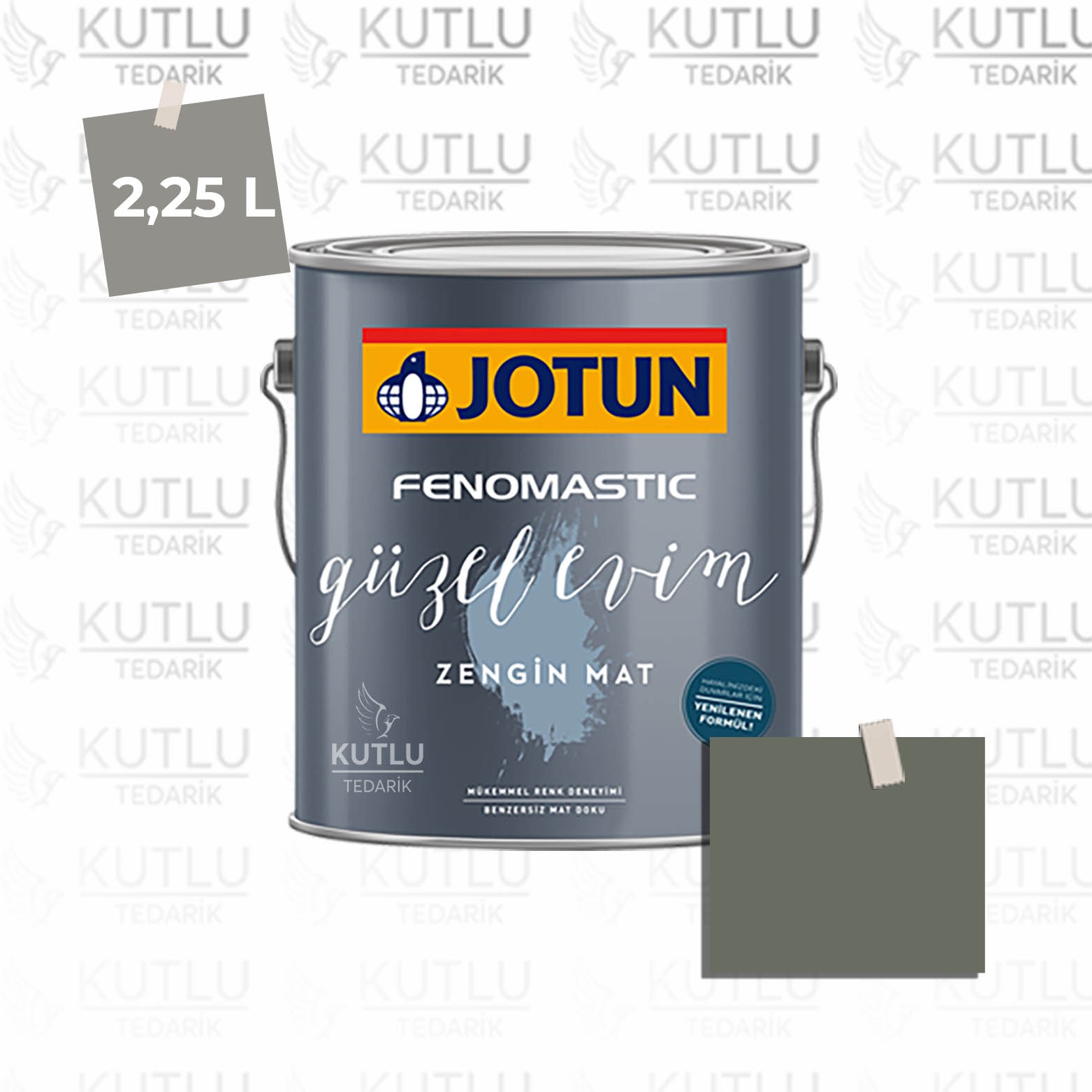 Jotun Fenomastic Güzel Evim Zengin Mat Yeni 2,25 Lt 7613 Northern Mystic Ncs 6508-G39Y